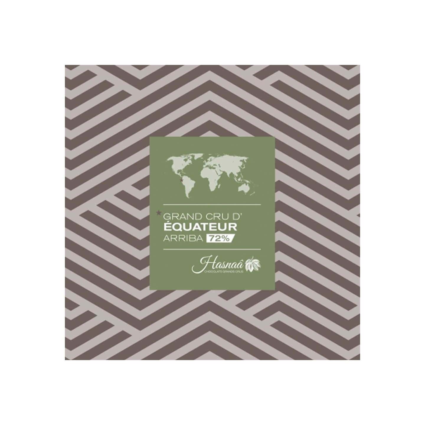 Tablette Chocolat Noir 72% Grand Cru origine Equateur 100g