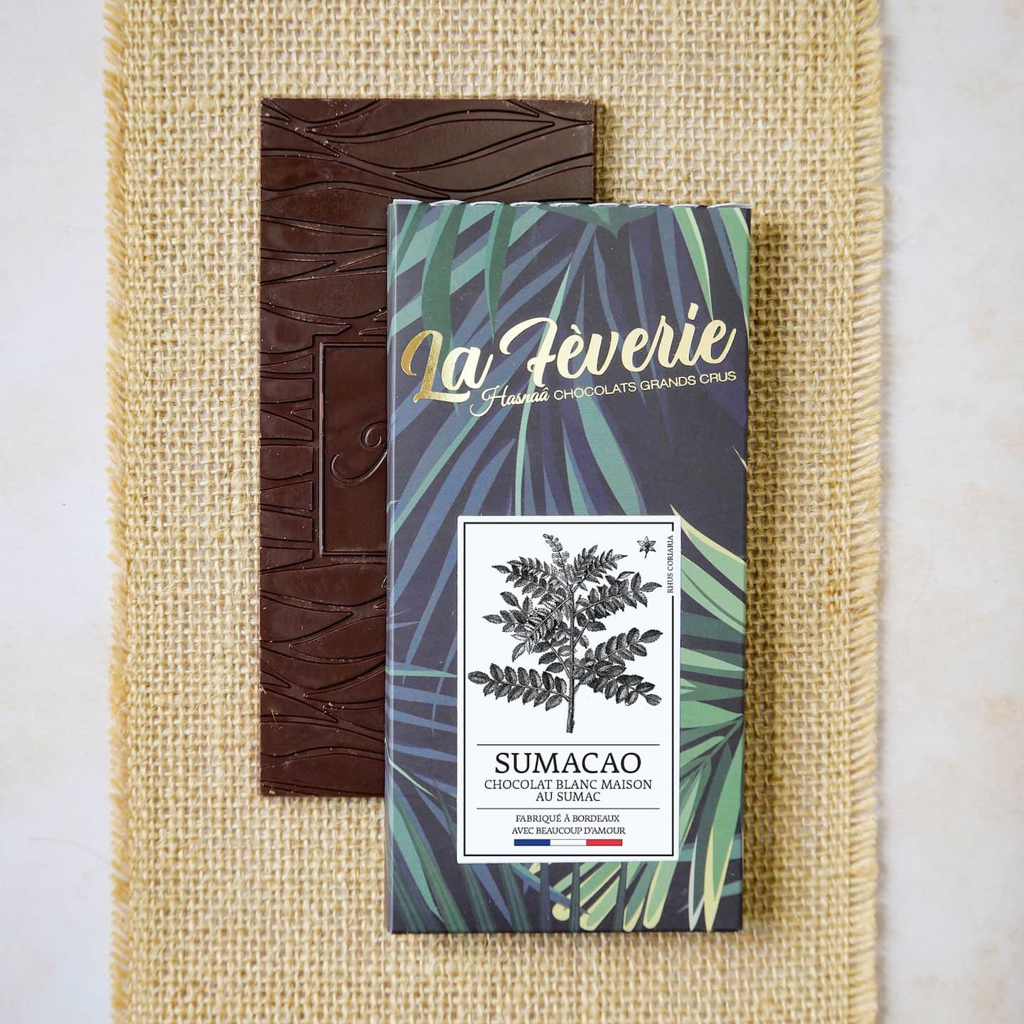 Tablette Chocolat Blanc Sumac 56g