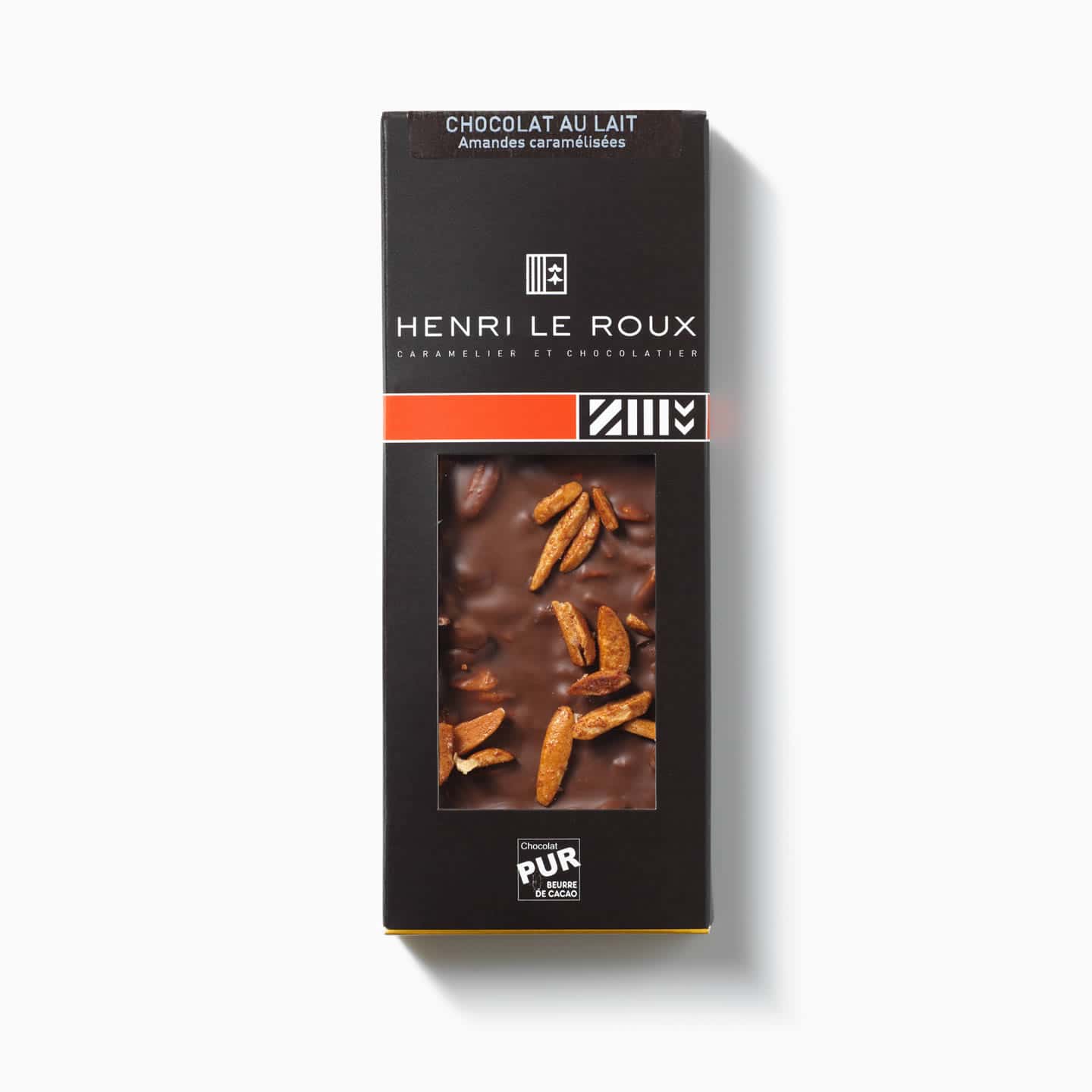 Tablette Chocolat Lait Amandes 41% 100g