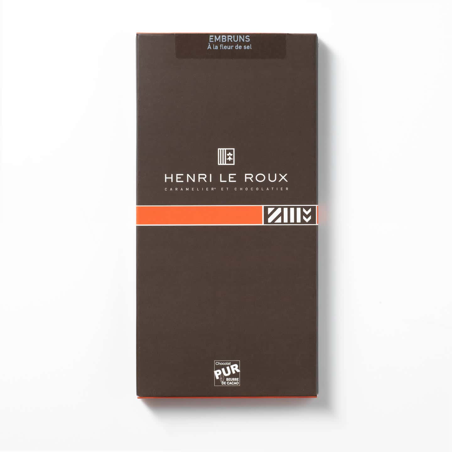 Tablette Chocolat Noir Fleur de Sel 67% 100g Embruns