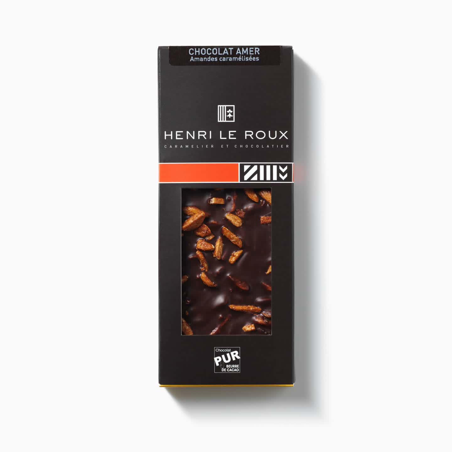 Tablette Chocolat Noir Amandes 62% 100g