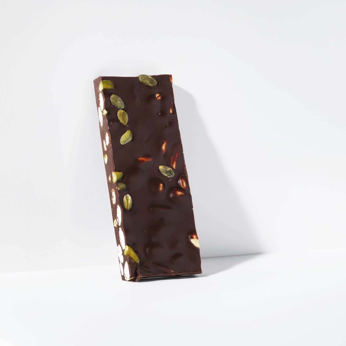 Tablette Chocolat Noir Amandes Pistaches 62% 100g