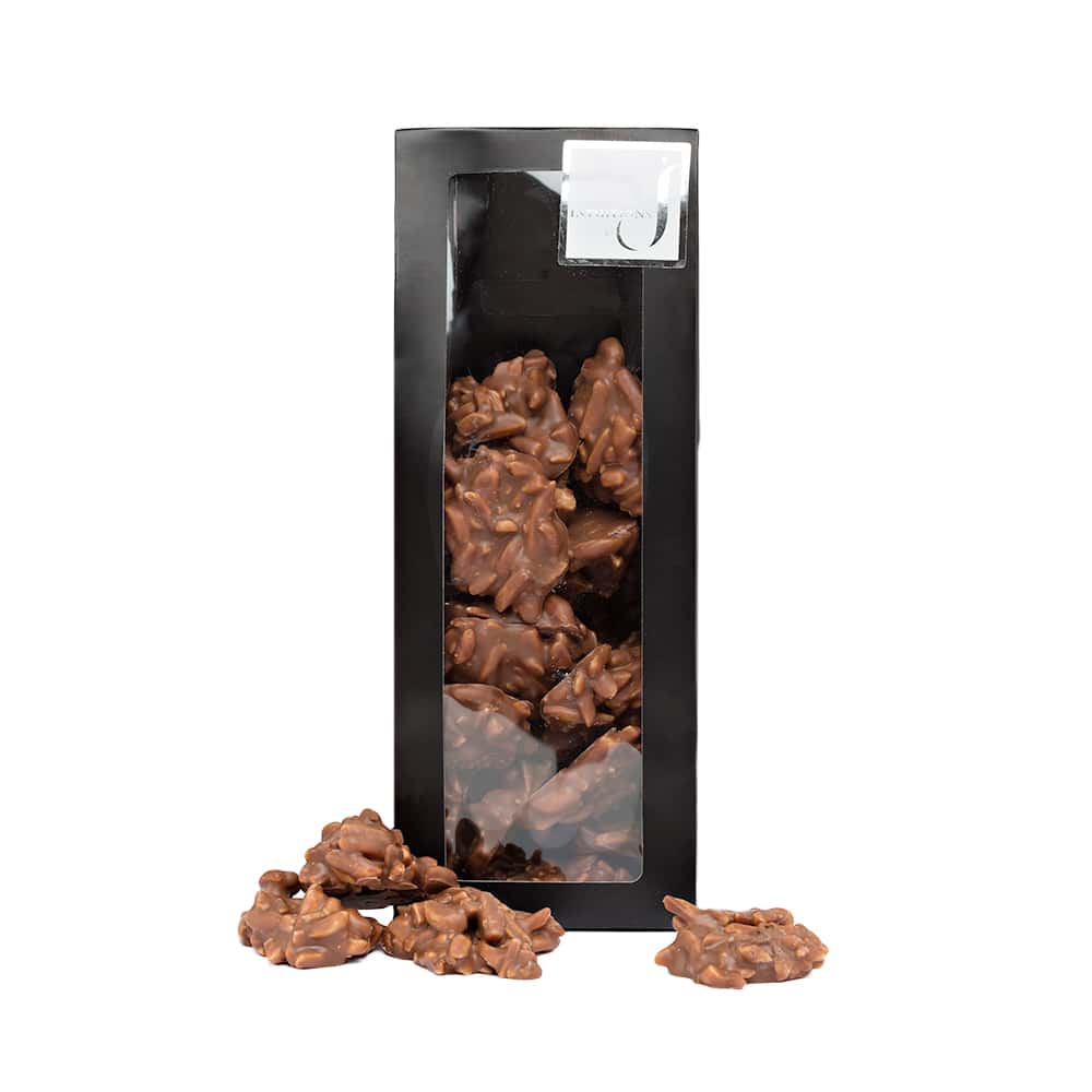 Amandes enrobées Chocolat Lait 160g Rocaille