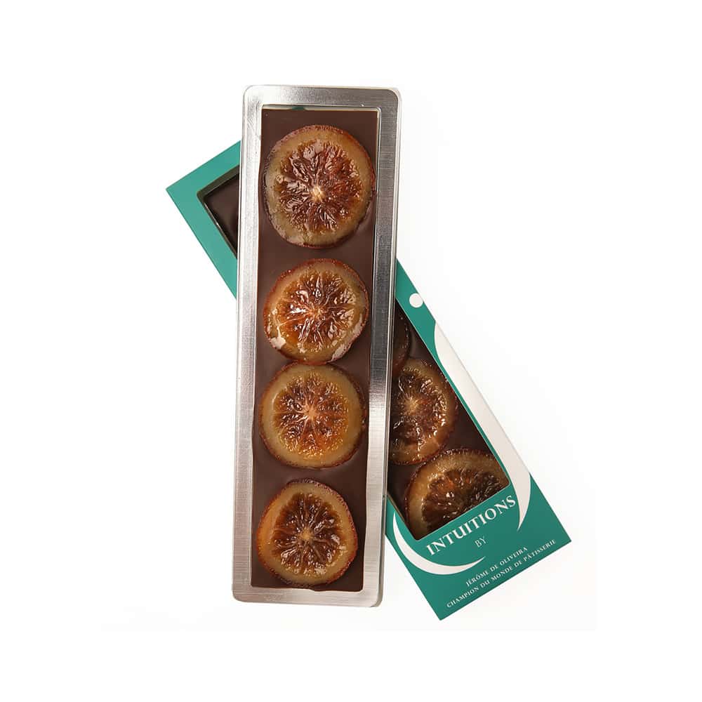 Tablette Chocolat Noir Orange Confite 72% 140g