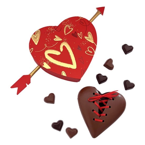 Coeur Chocolat Saint-Valentin