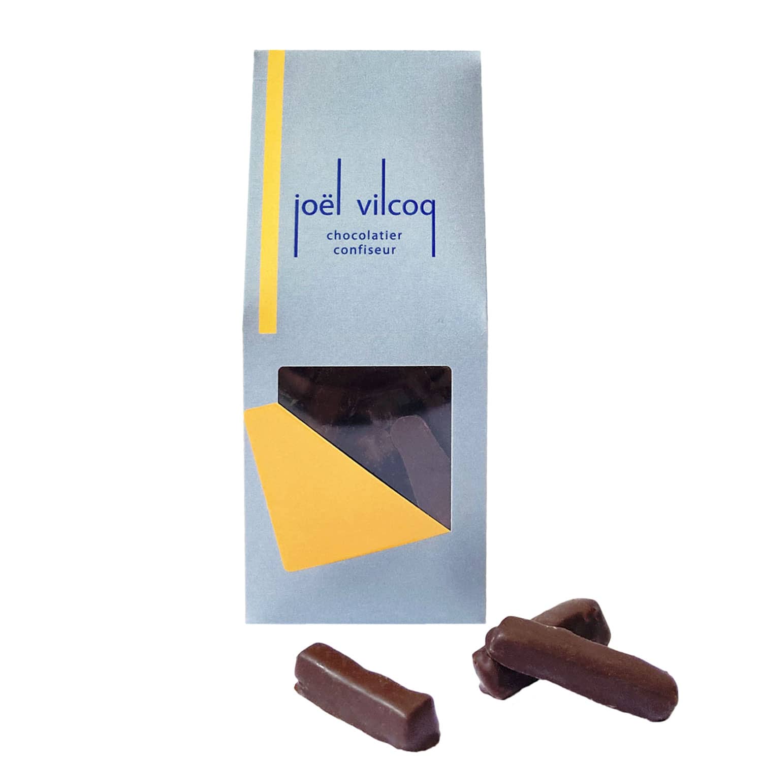 Gingembrette confite enrobée Chocolat Noir 150g