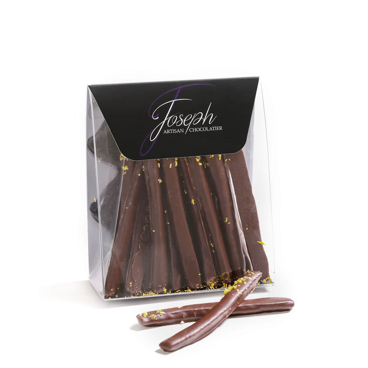 Citronnette Confite enrobée Chocolat Noir 100g