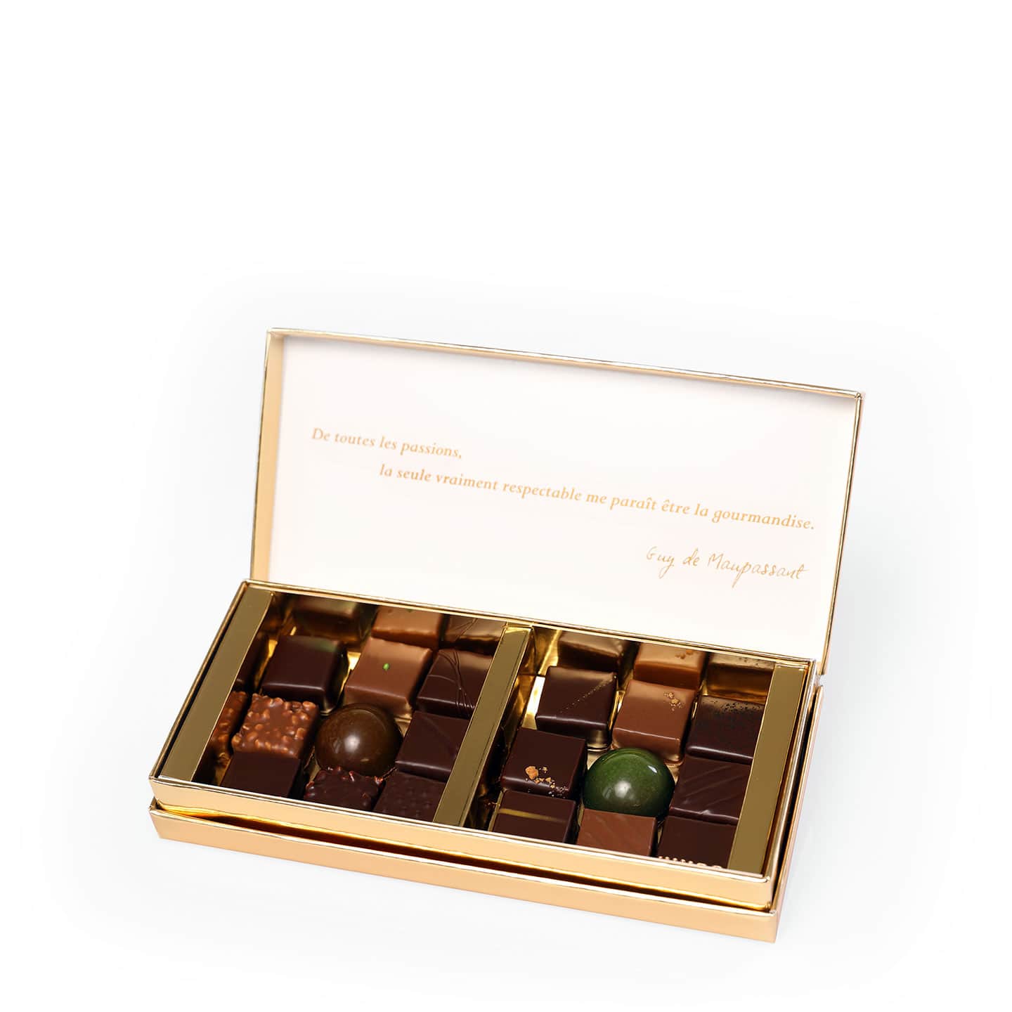 Assortiment Chocolats Noir et Lait Noël 150g - 18 pièces Citation
