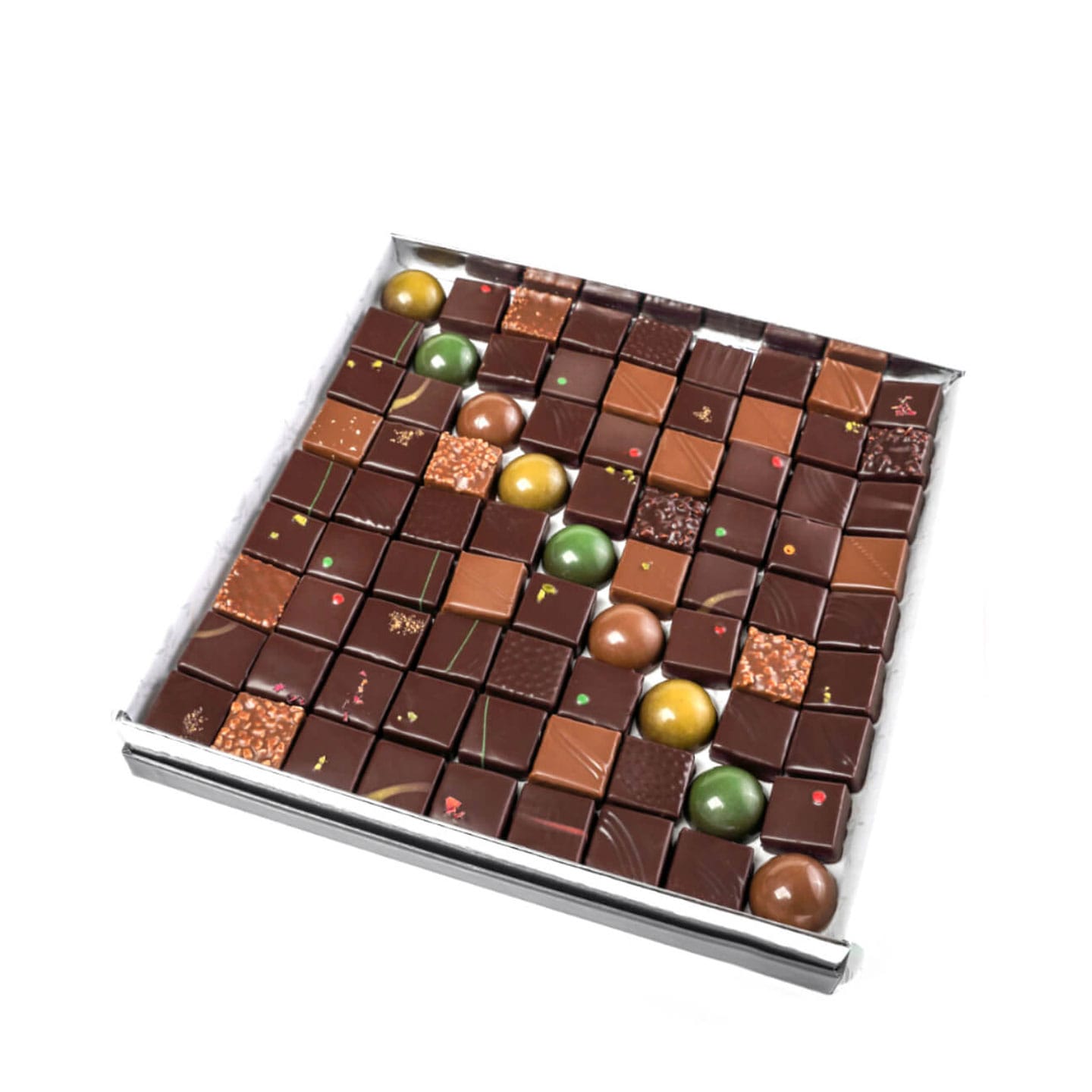 Assortiment Chocolats Noir Prestige Indien 680g - 81 pièces
