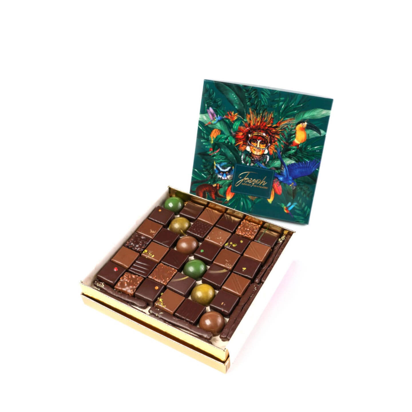 Assortiment Chocolats Pralinés Noir et Lait Prestige Indien 310g - 36 pièces