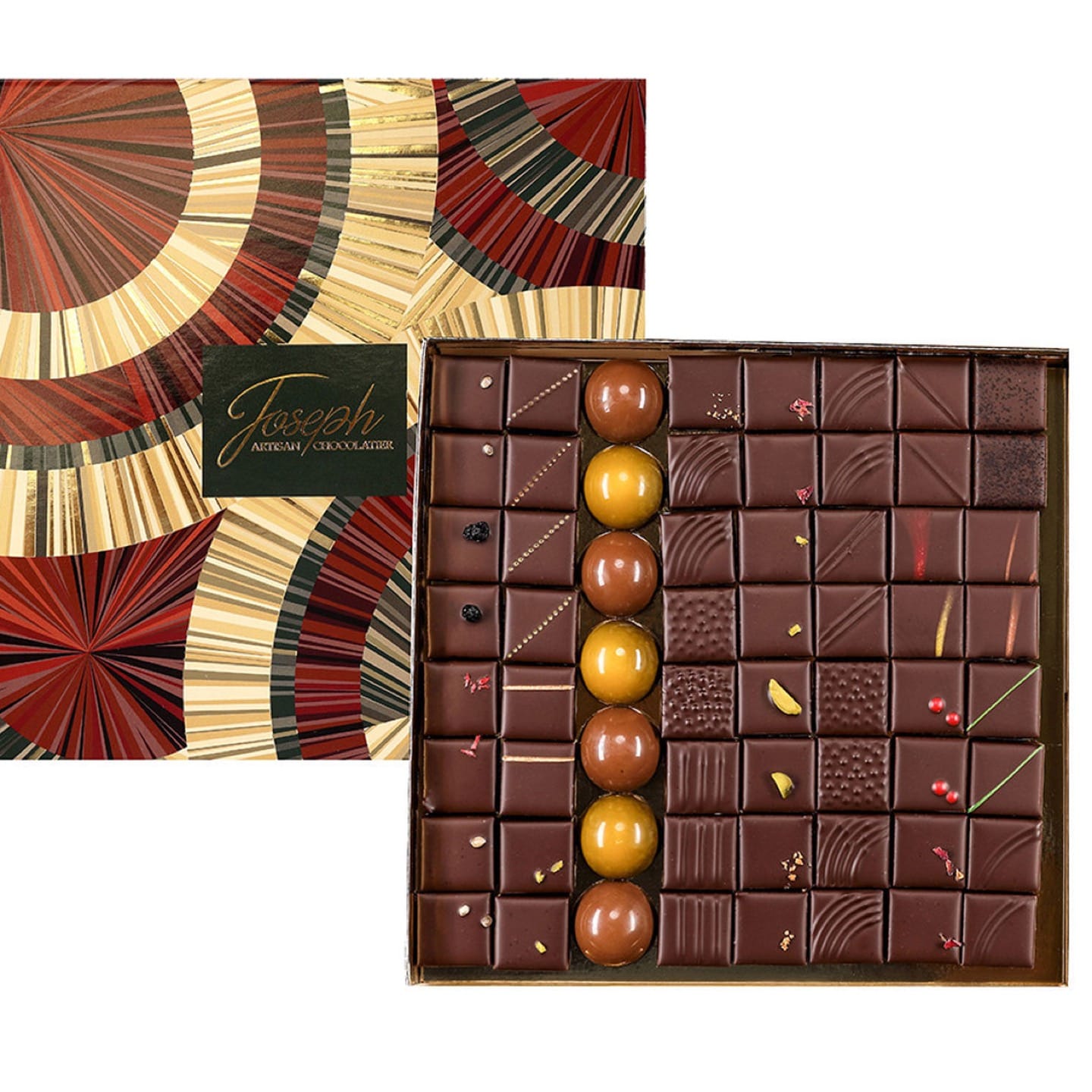 Assortiment Chocolats Noir et Lait Prestige 510g - 64 pièces