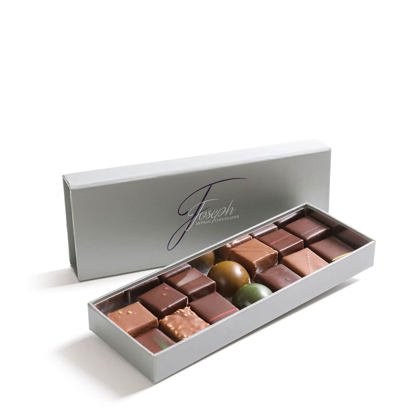 Assortiment Chocolats Noir et Lait 14 pièces - 110g