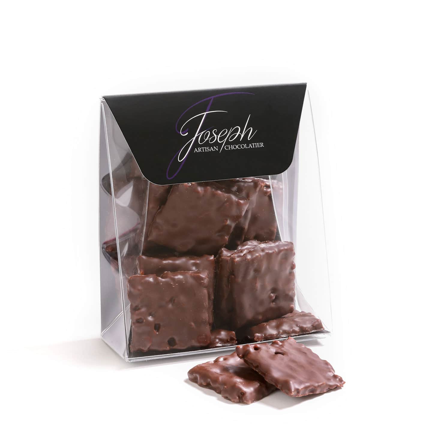 Nougatine enrobée Chocolat Noir 100g