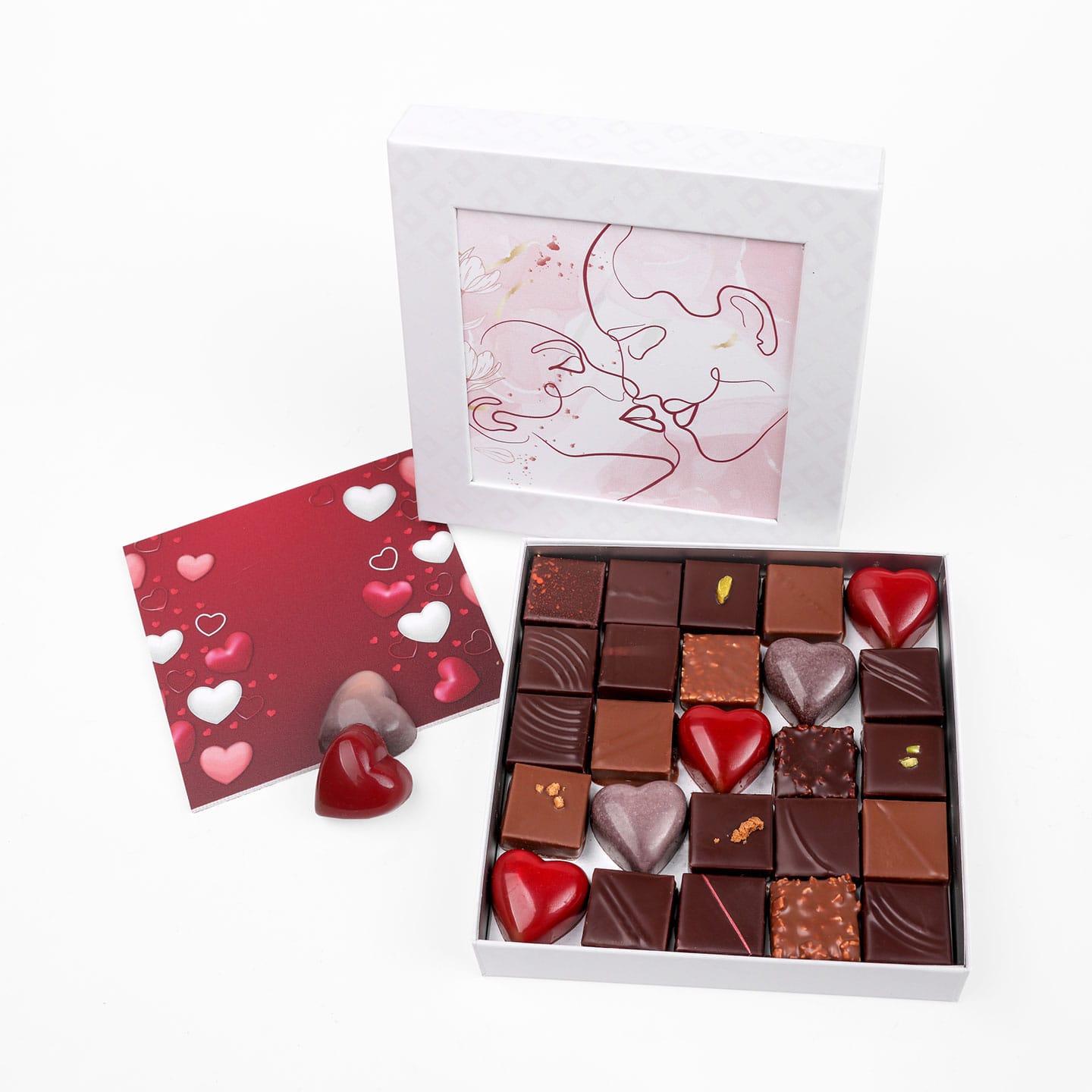 Assortiment Noir et Lait Saint-Valentin 2024 200g