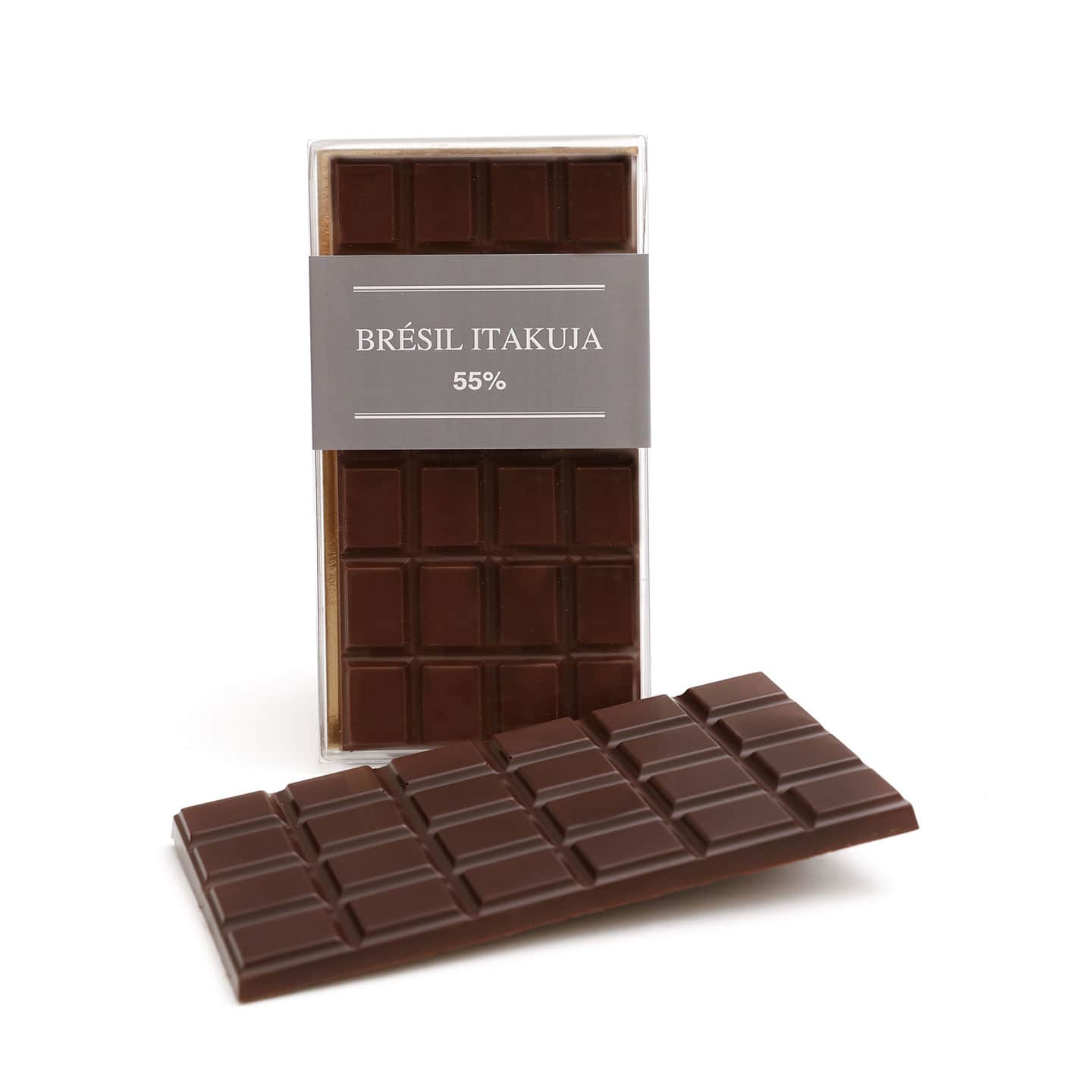 Tablette Chocolat Noir 55% origine Brésil 100g Itakuja
