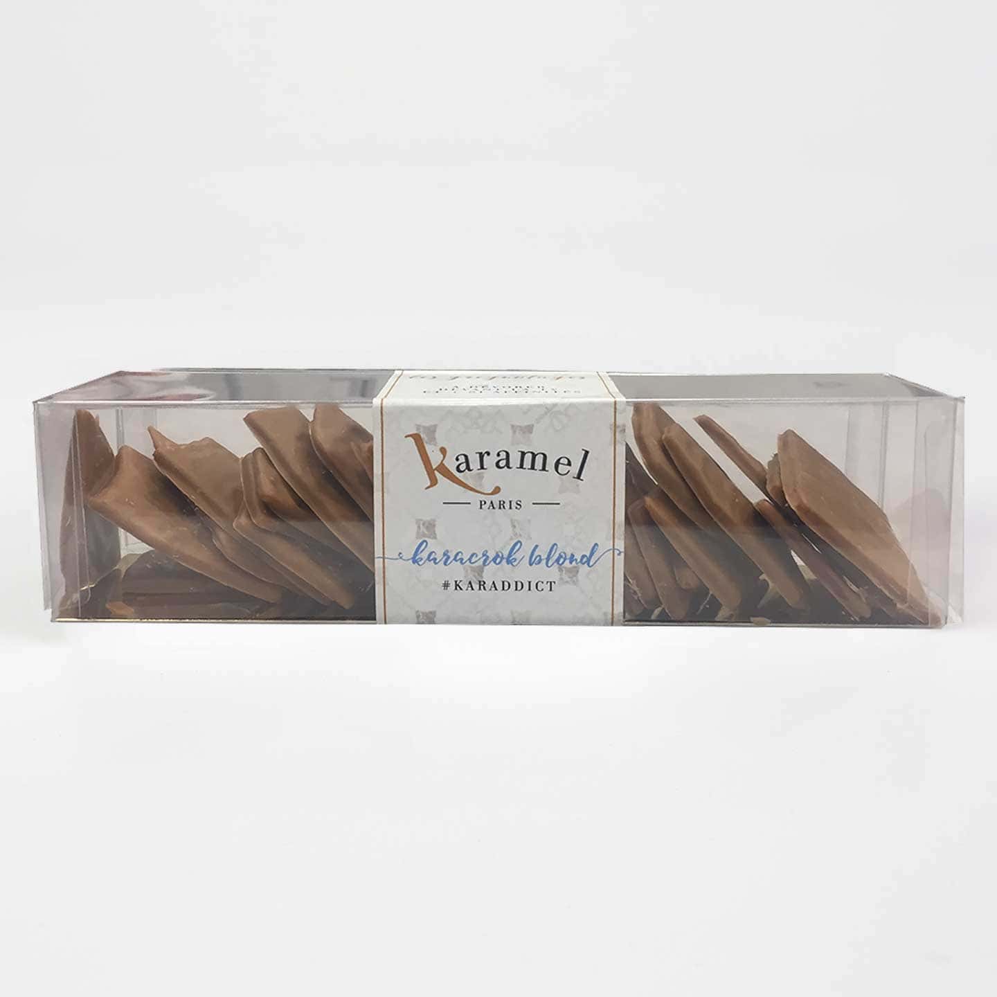 Feuille Caramel craquant Chocolat Blond 150g Karacroks