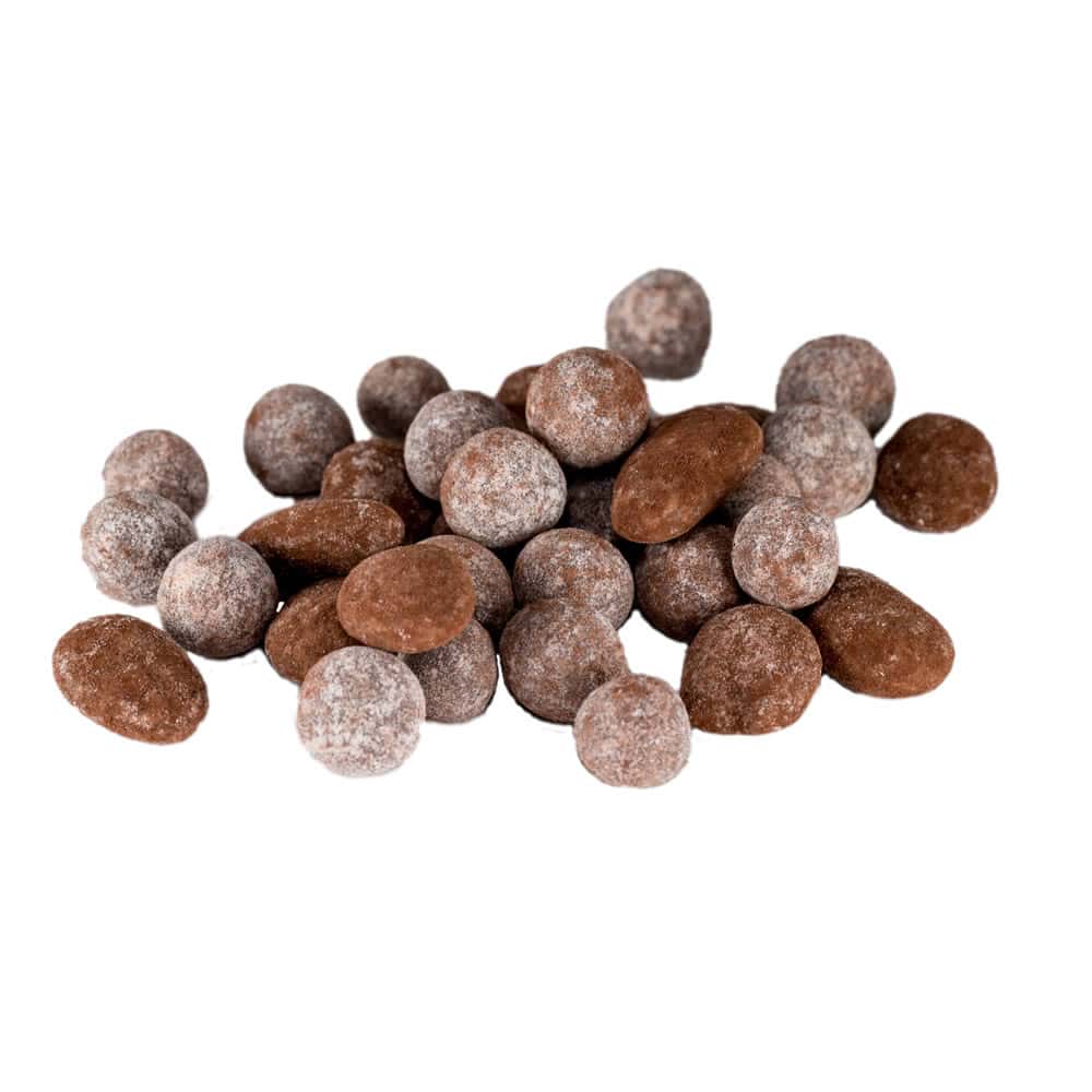 Amandes et Noisettes enrobées Chocolat Noir et Lait 100g