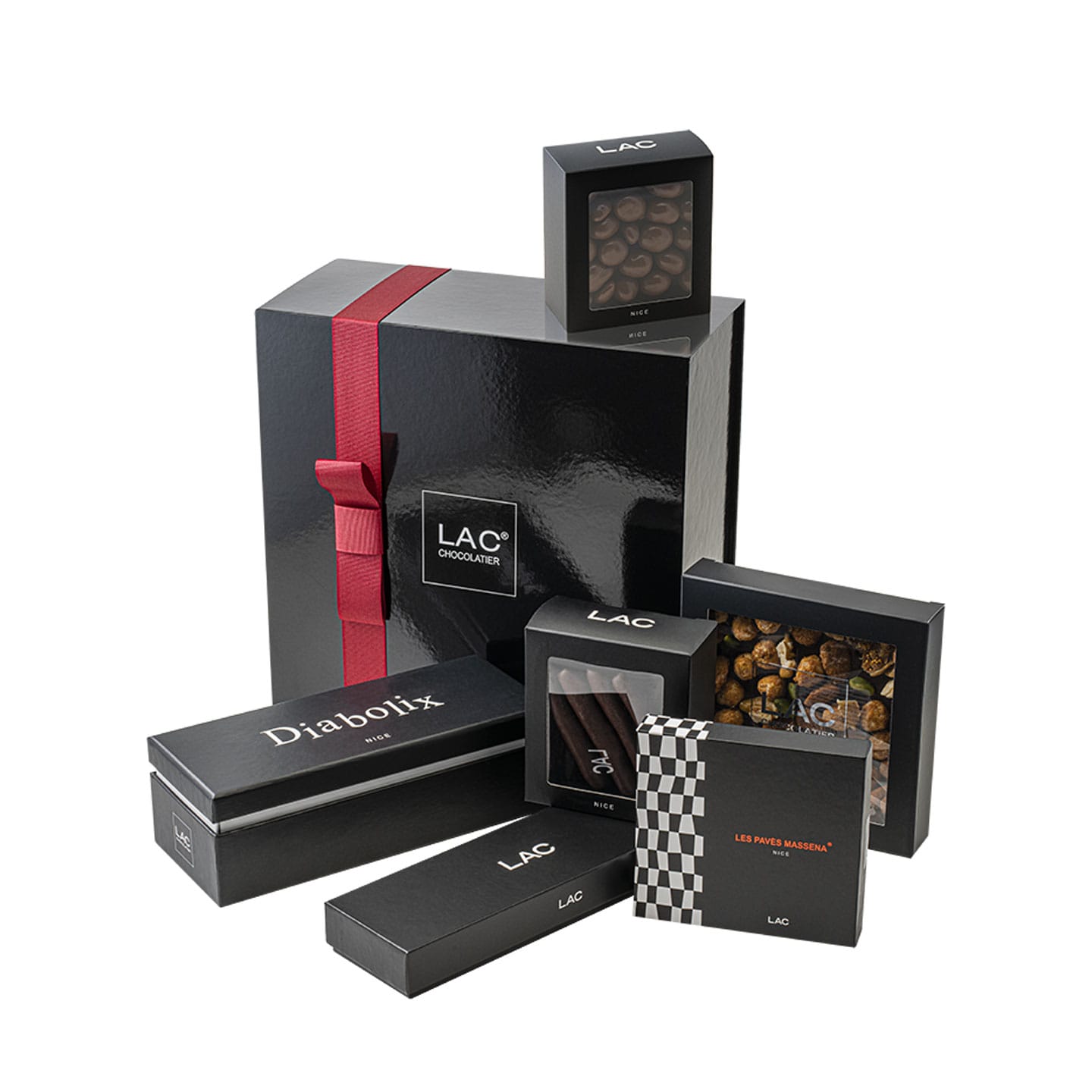 Coffret Cadeau Chocolat Numéro 3 - 890g - 6 gourmandises