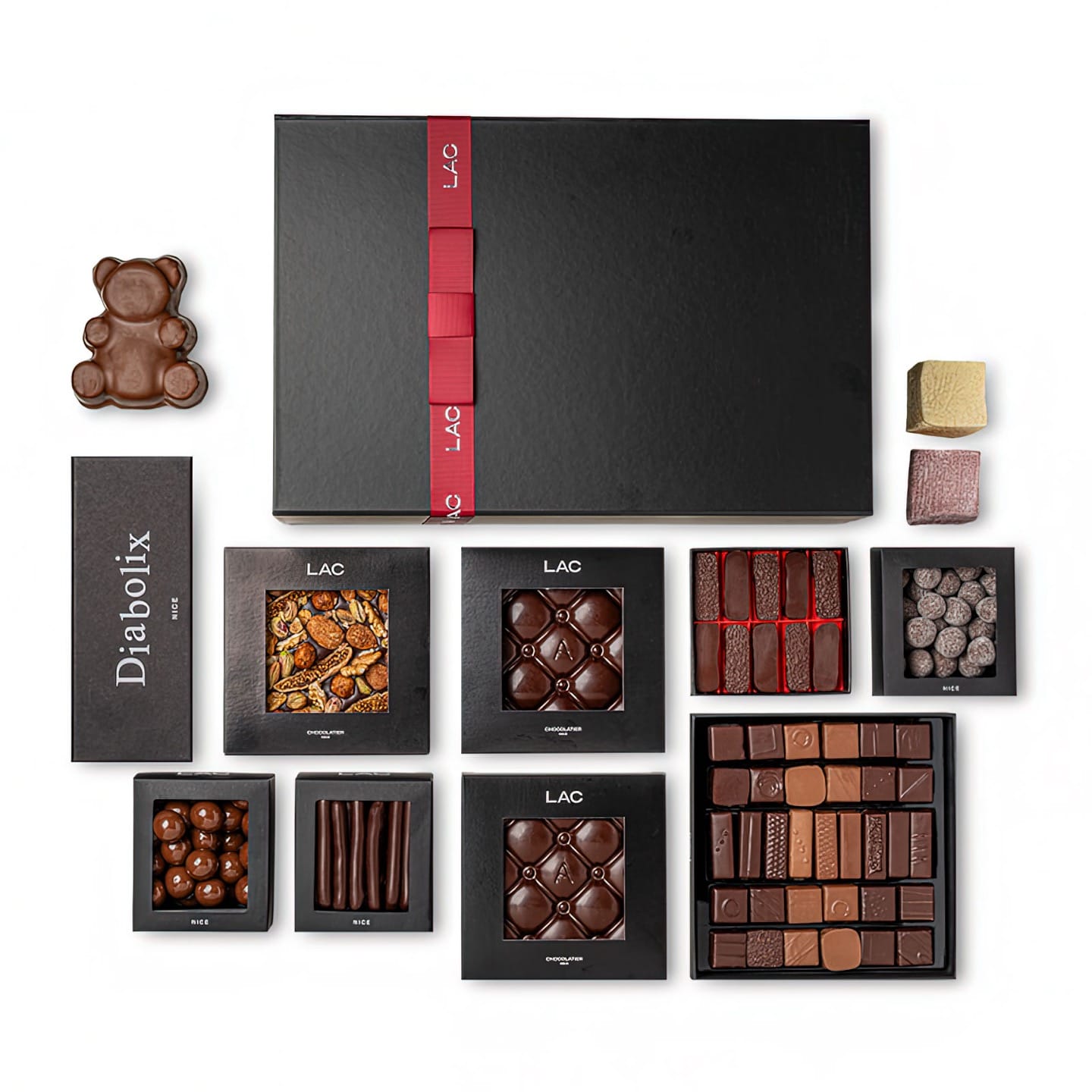 Lac • Coffret Cadeau Chocolat Numéro 6 - 1425g - 12 gourmandises