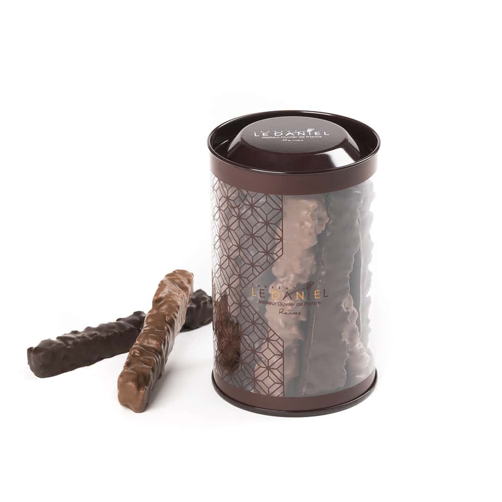 Amandes et Riz Soufflé enrobés Chocolat Noir et Lait 180g Grignotin