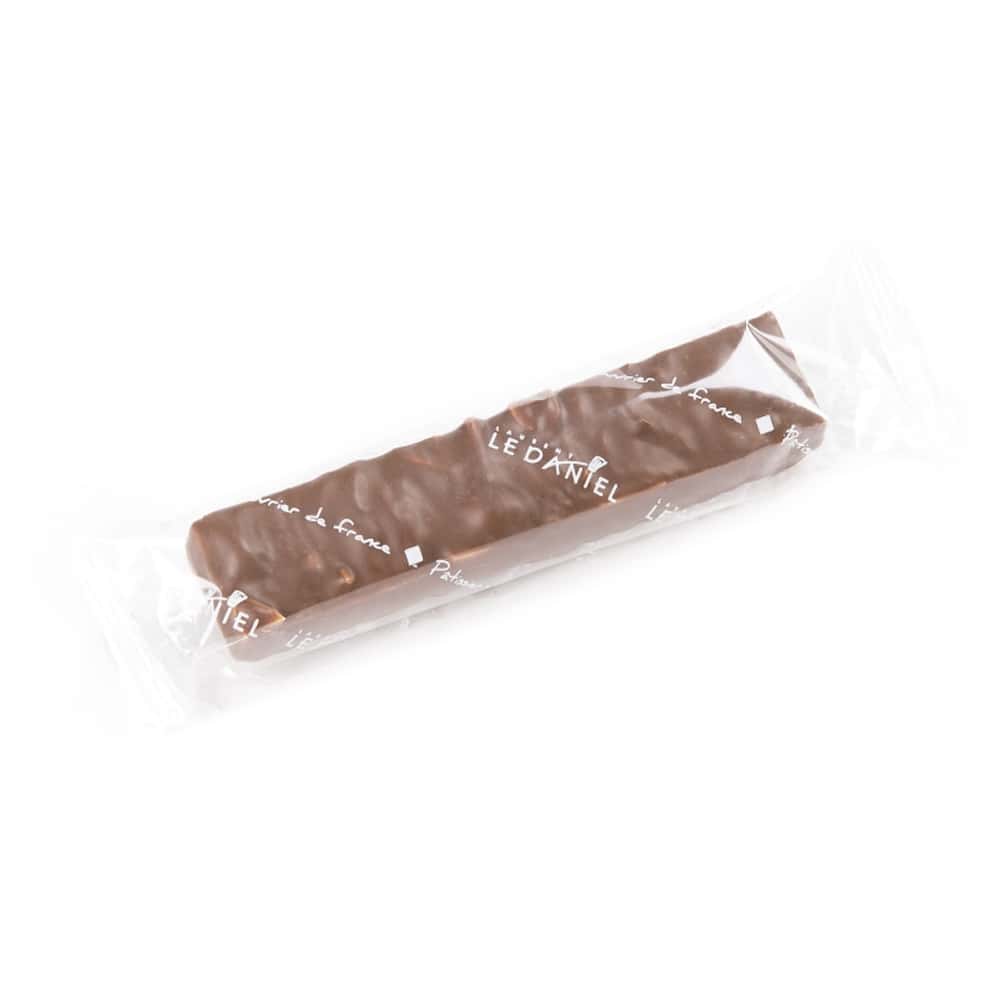 Chocolat Lait Sablé Praliné Cacahuètes Caramel 50g Traganos