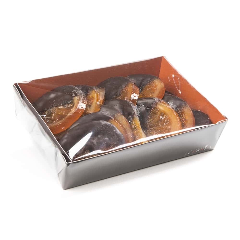 Rondelles Orange Confite enrobées Chocolat Noir 250g