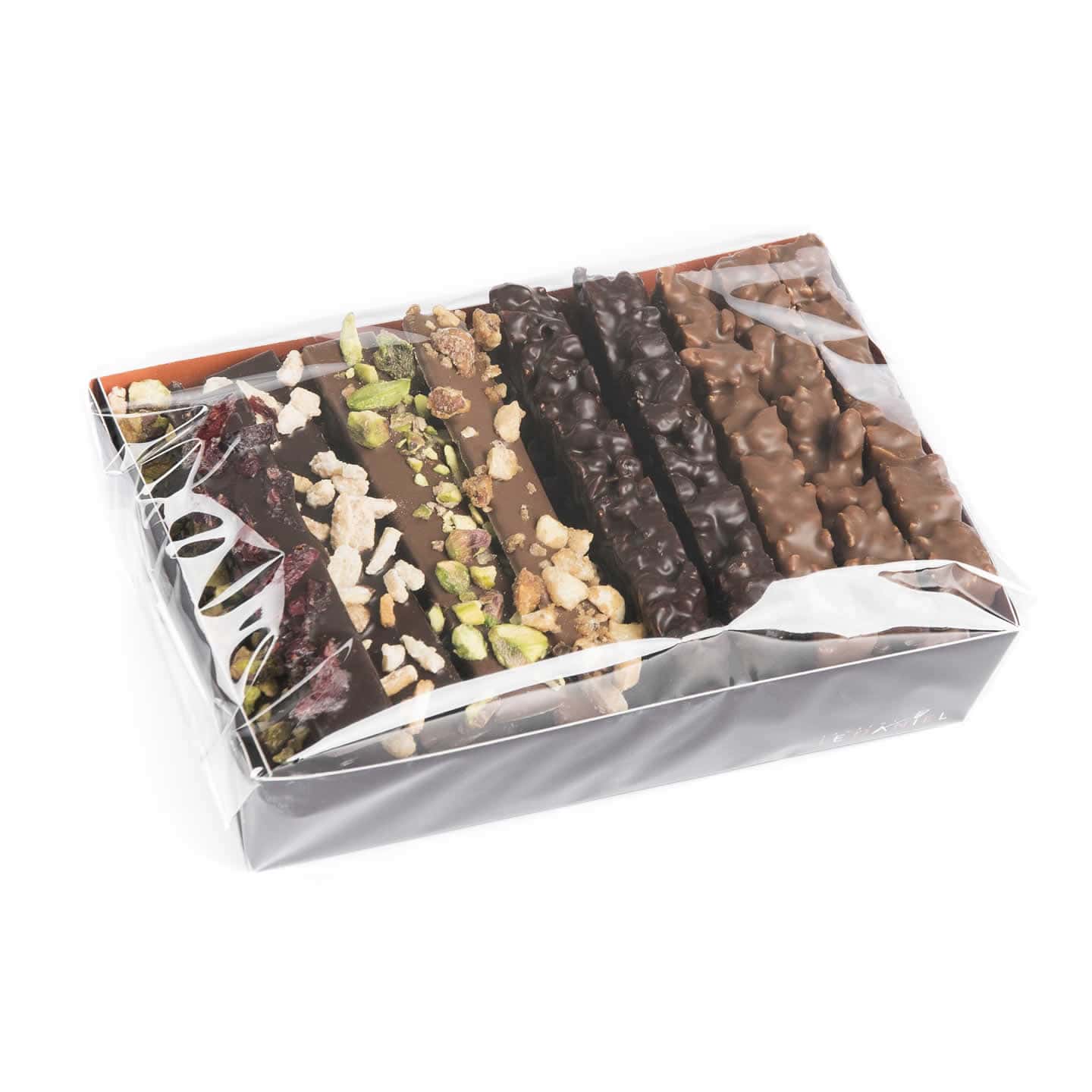Amandes et Riz Soufflé & Mendiants Chocolat Noir et Lait 300g