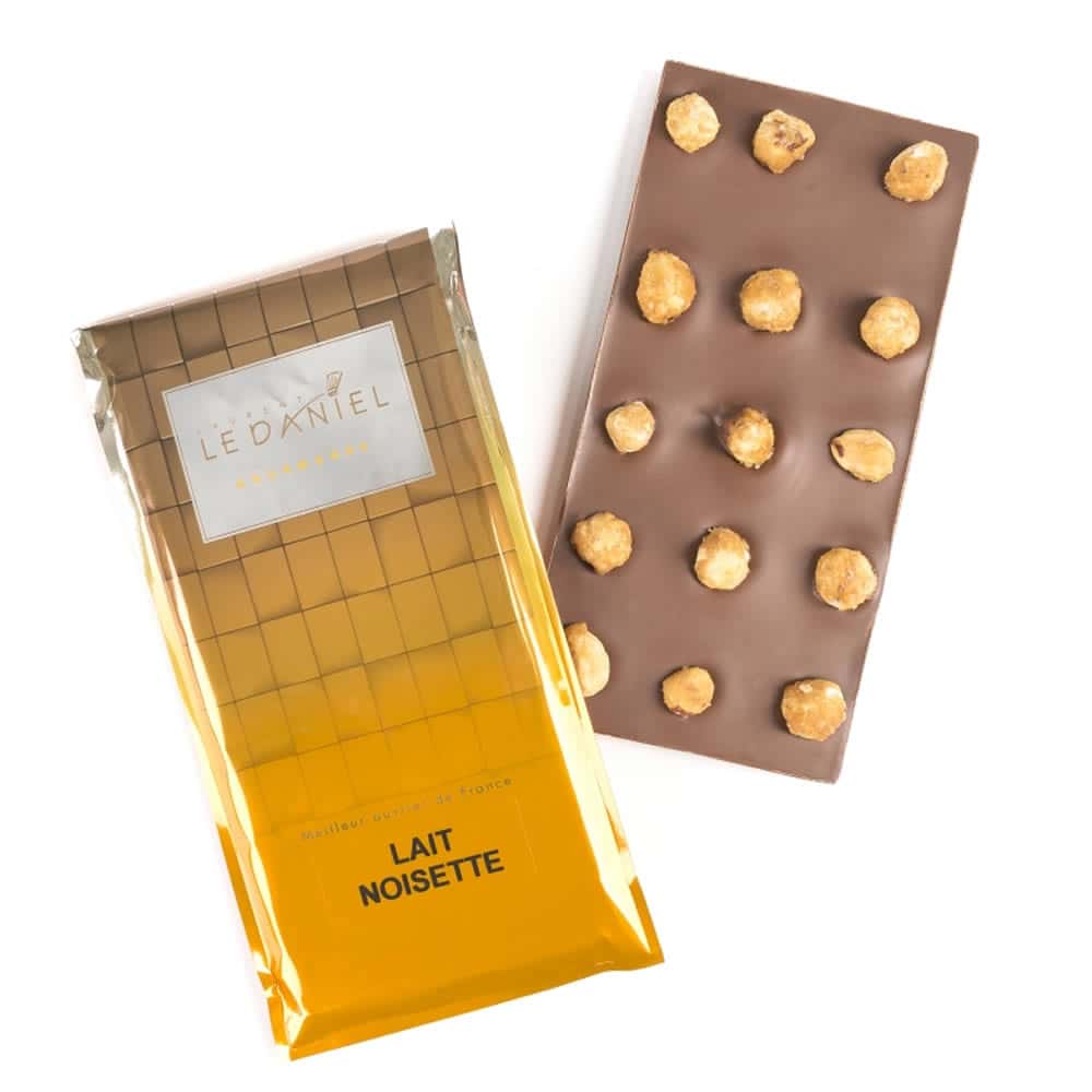 Tablette Chocolat Lait Noisettes 32% 90g