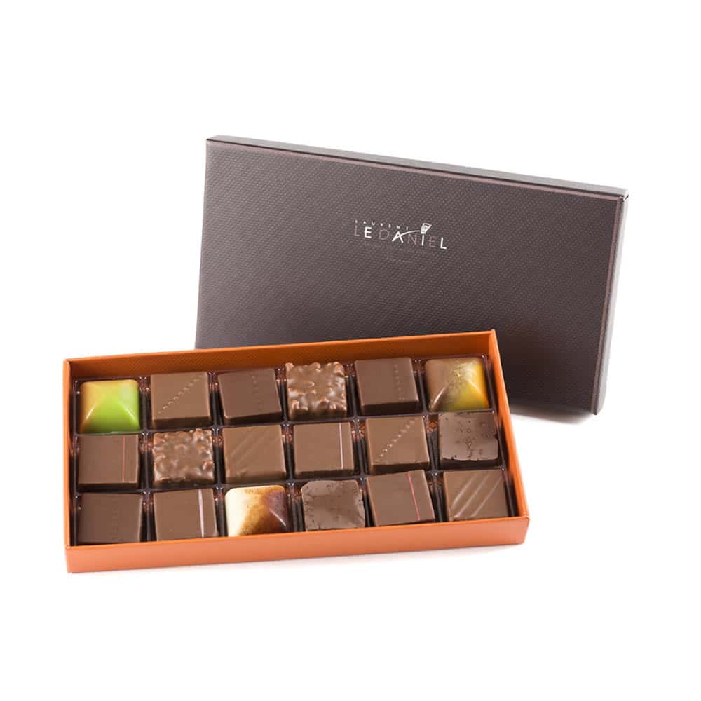 Assortiment Chocolats Lait 180g - 18 pièces
