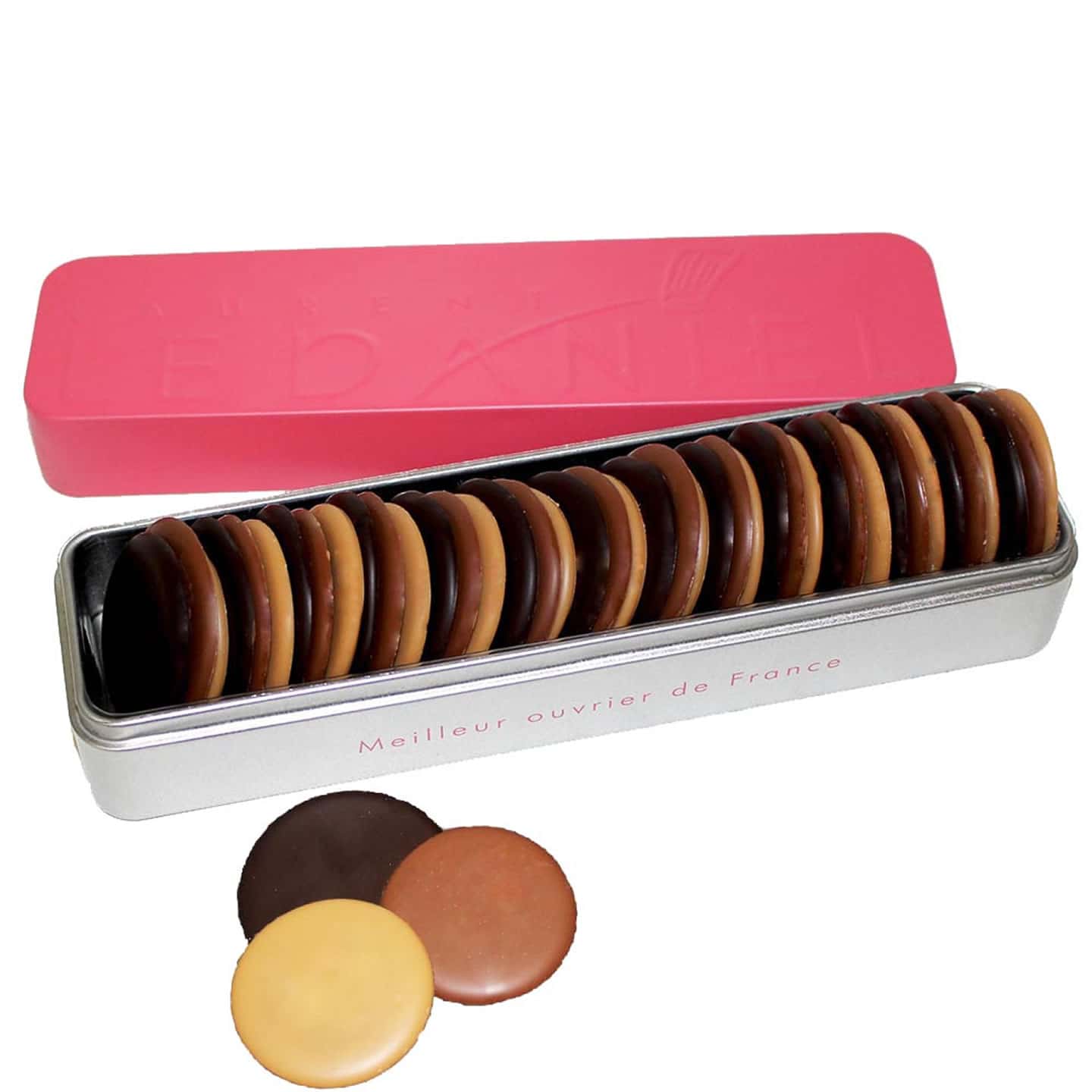 Pastilles Chocolat Noir, Lait, Dolce & Caramel 220g