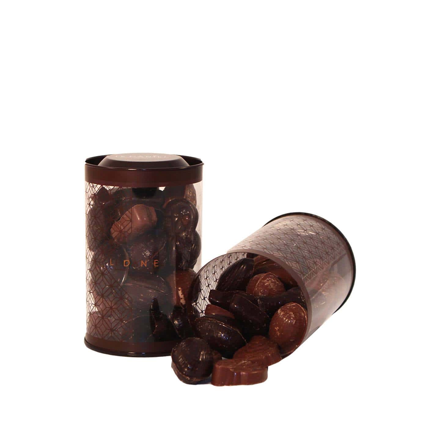 Friture Chocolat Noir et Lait Praliné Pâques 200g