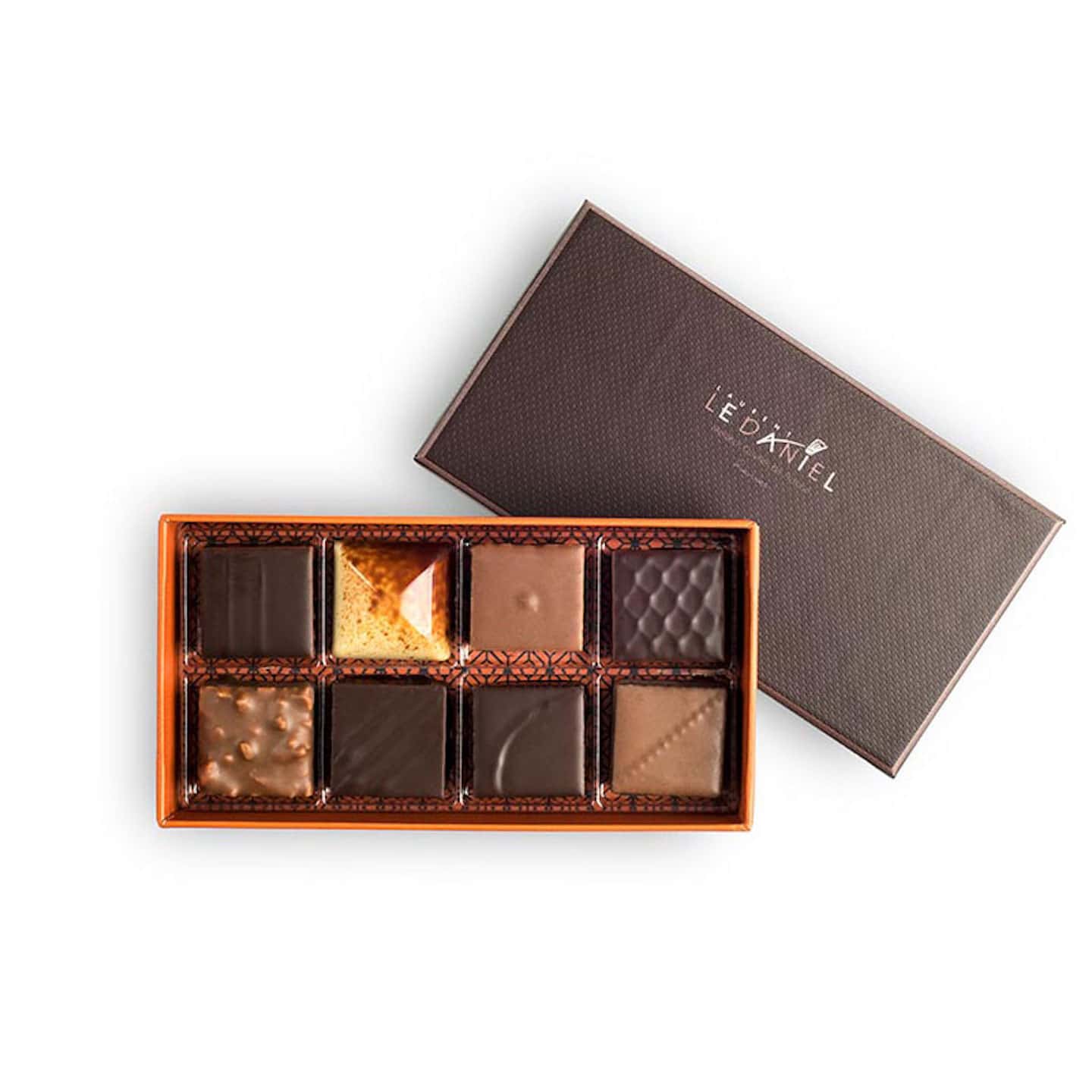 Assortiment Chocolats Noir et Lait 60g - 8 pièces