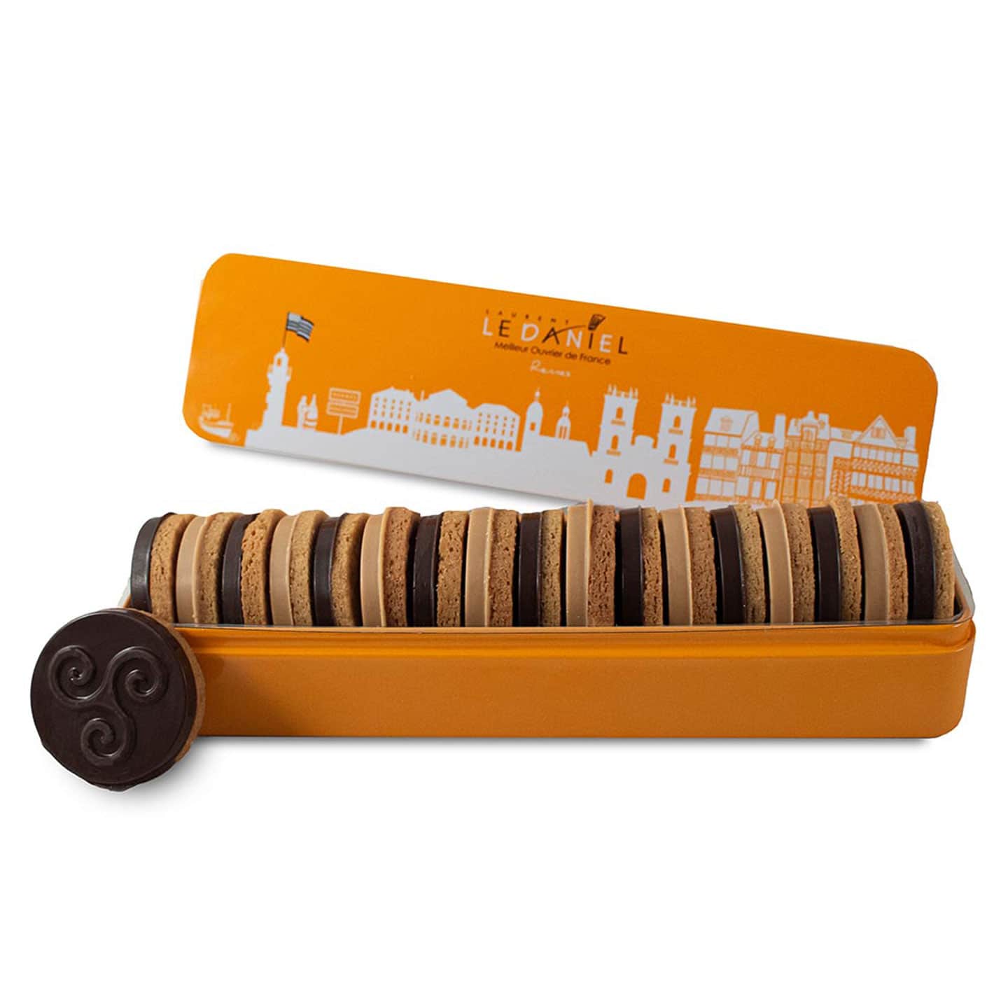 Sablé Breton Chocolat Praliné Gianduja 220g Triskel