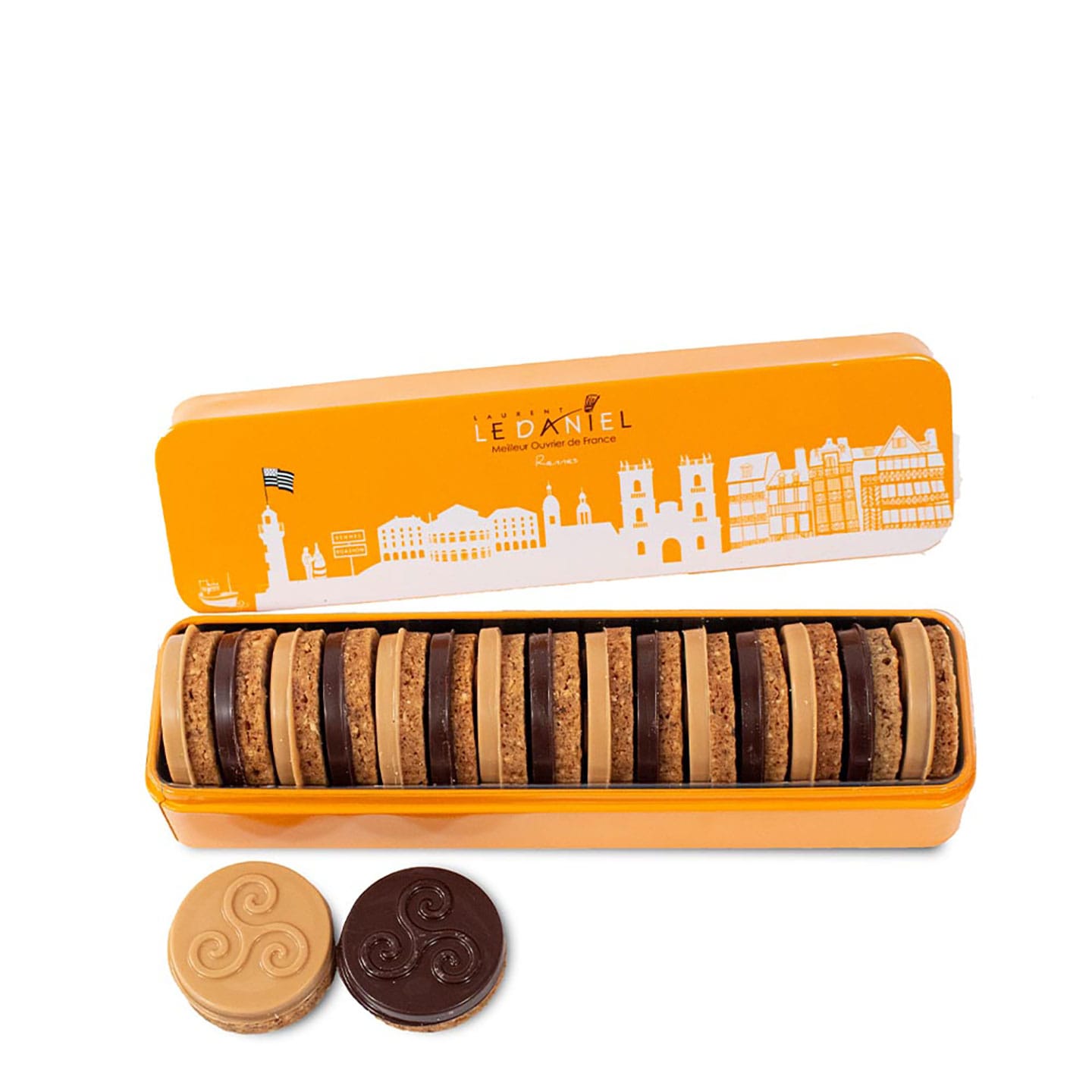 Sablé Breton Chocolat Praliné Gianduja 220g Triskel