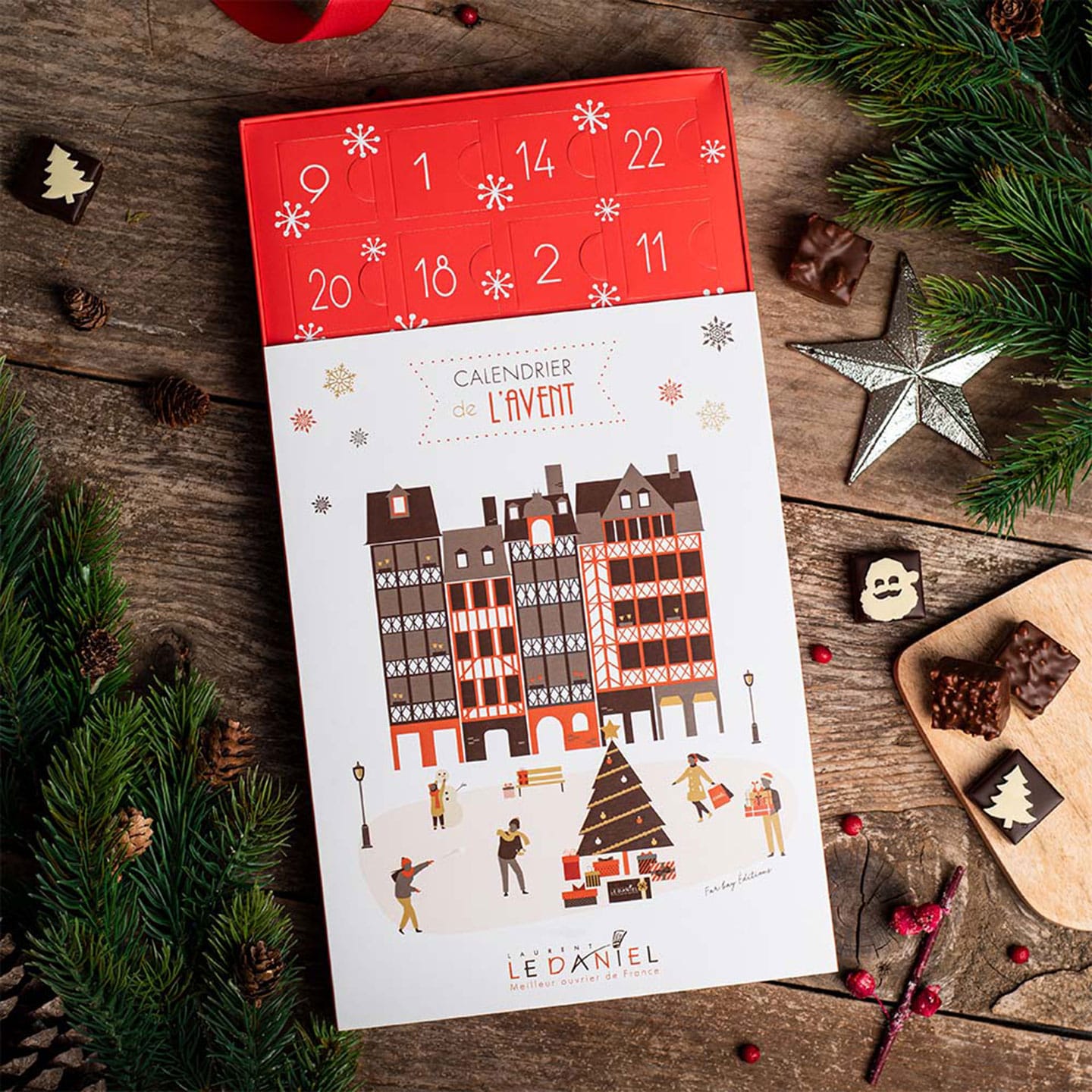 Calendrier de l'Avent 330g Rennes