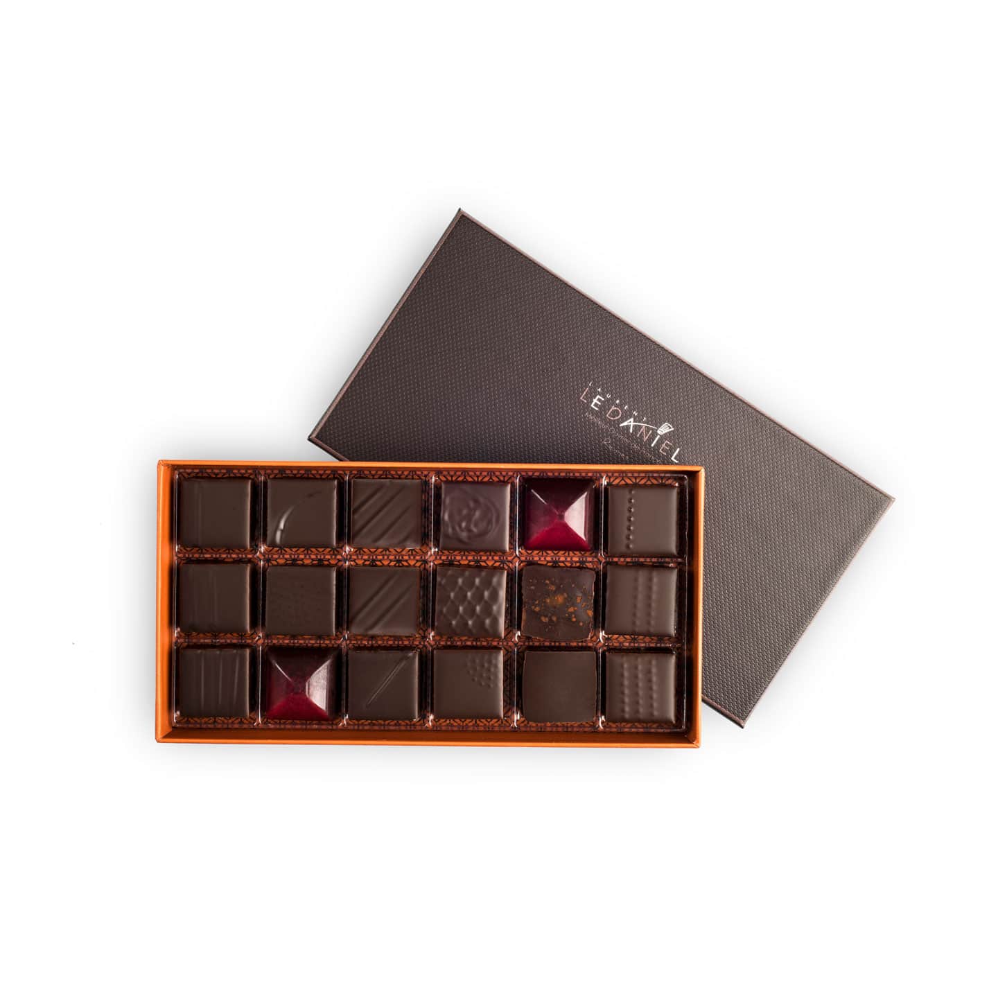 Assortiment Chocolats Noir 140g - 18 pièces