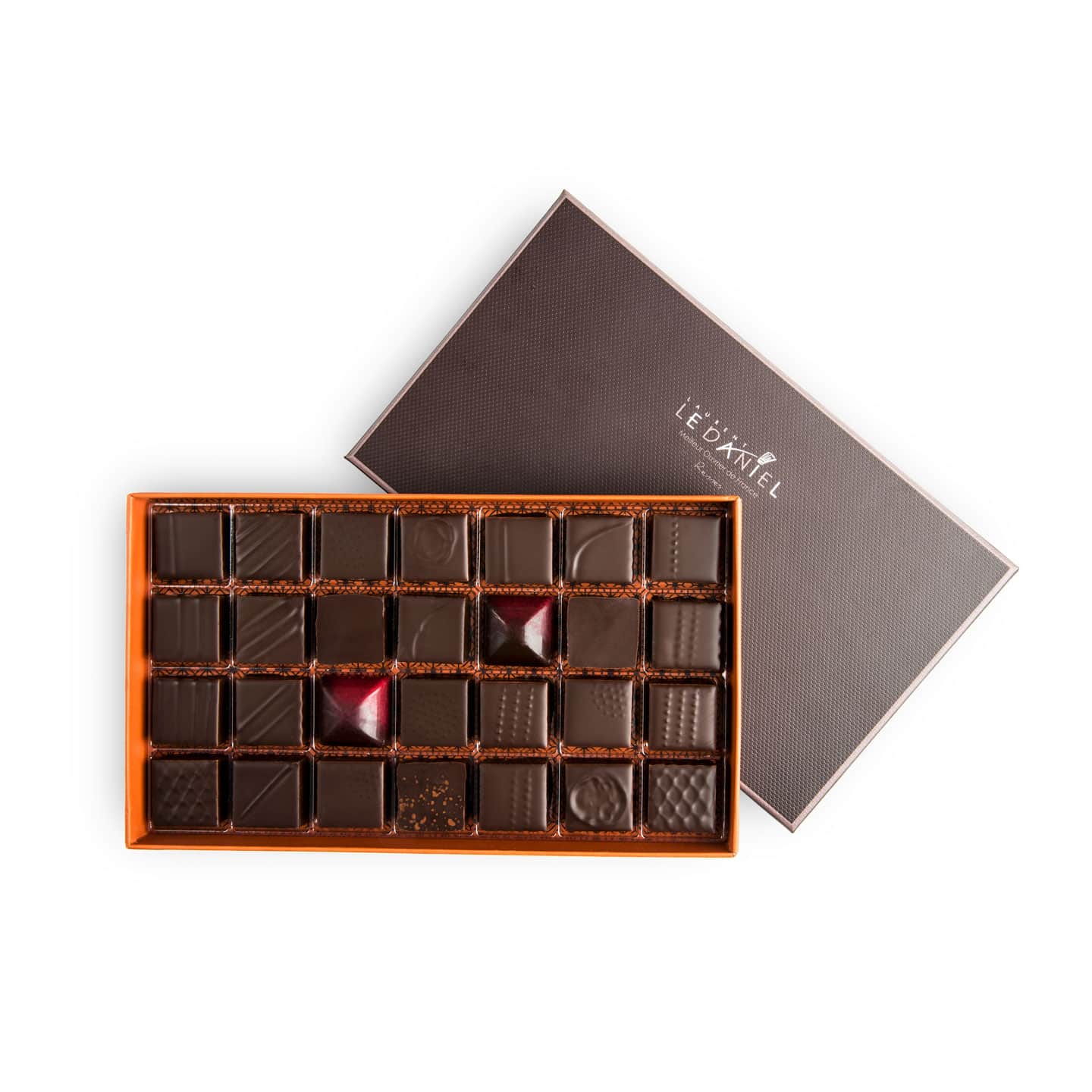 Assortiment Chocolats Noir 220g - 28 pièces