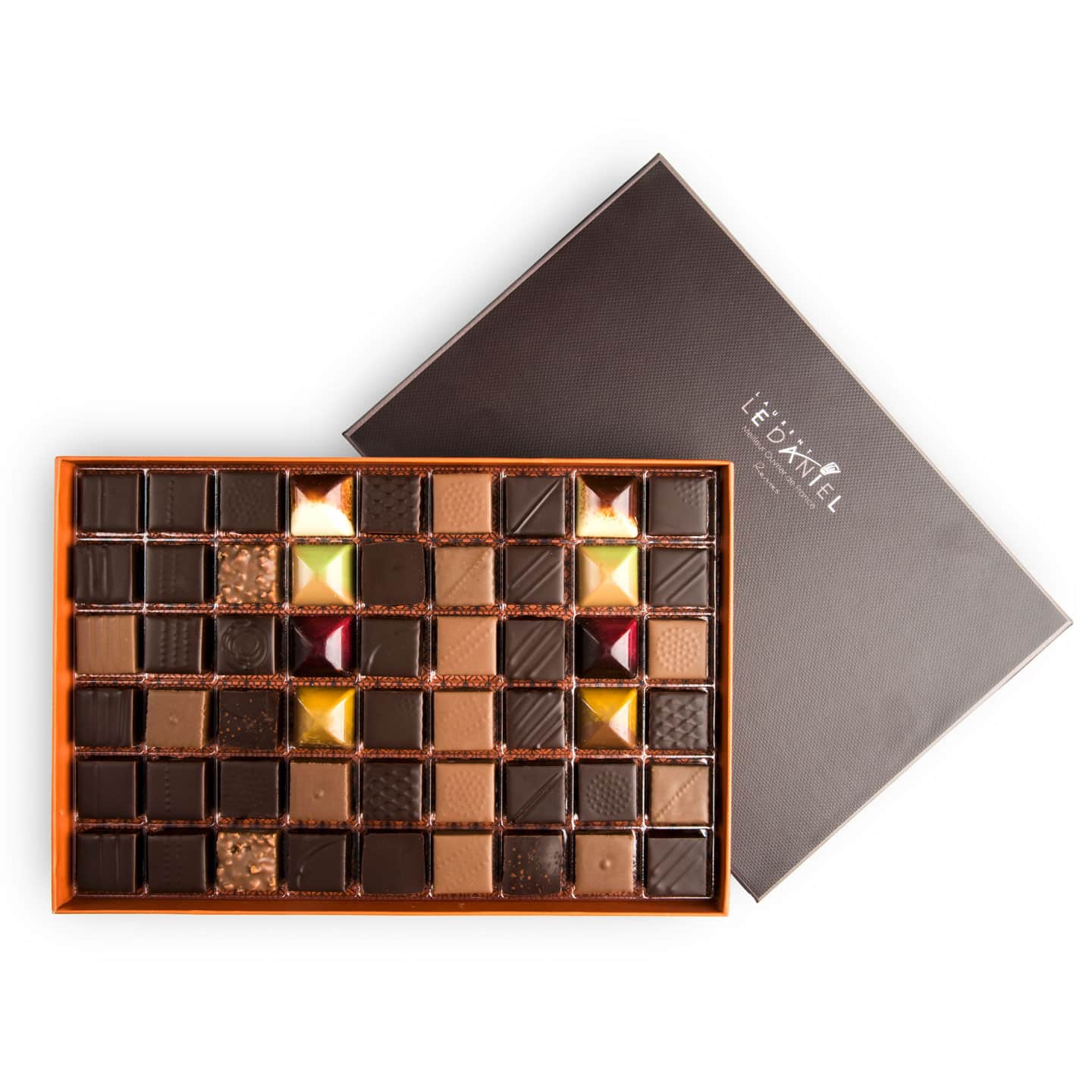 Assortiment Chocolats Noir et Lait 425g - 54 pièces