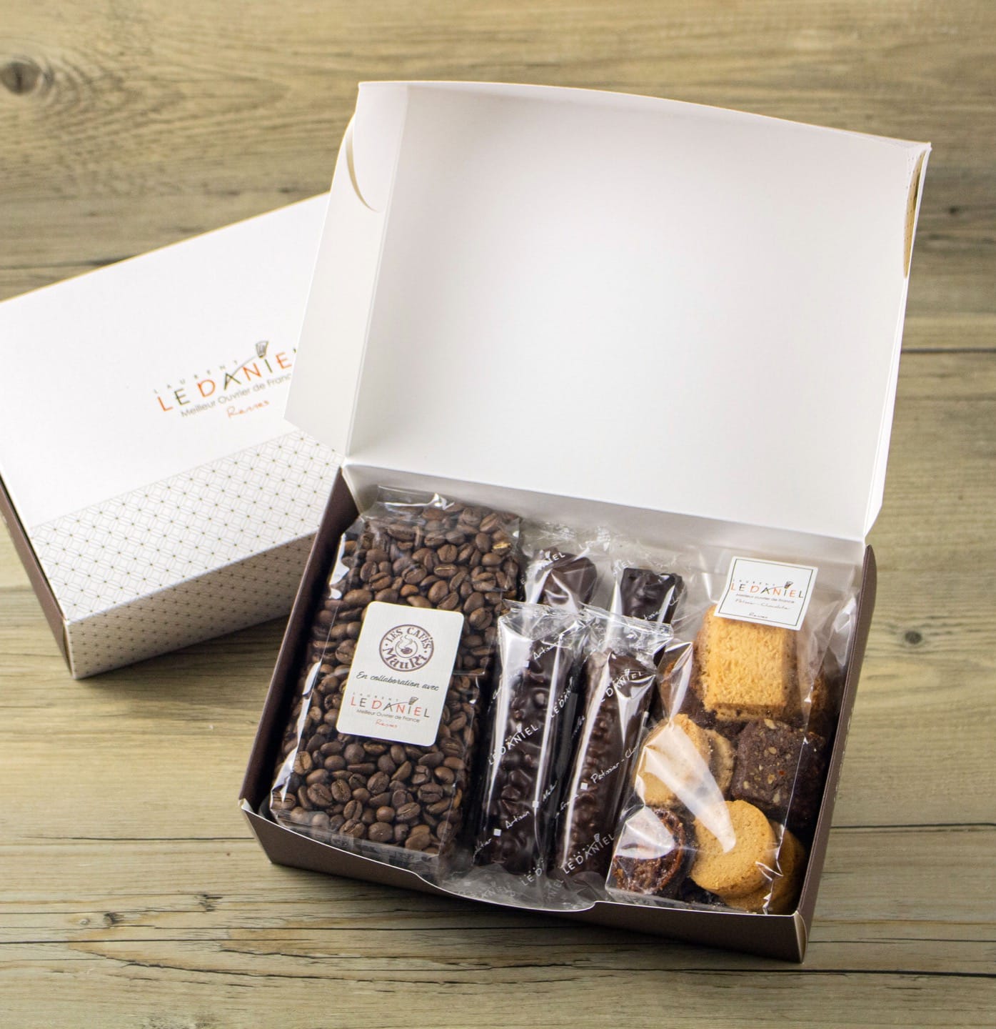 Boite Cadeau Chocolat Fête des Pères 470g - 6 Gourmandises