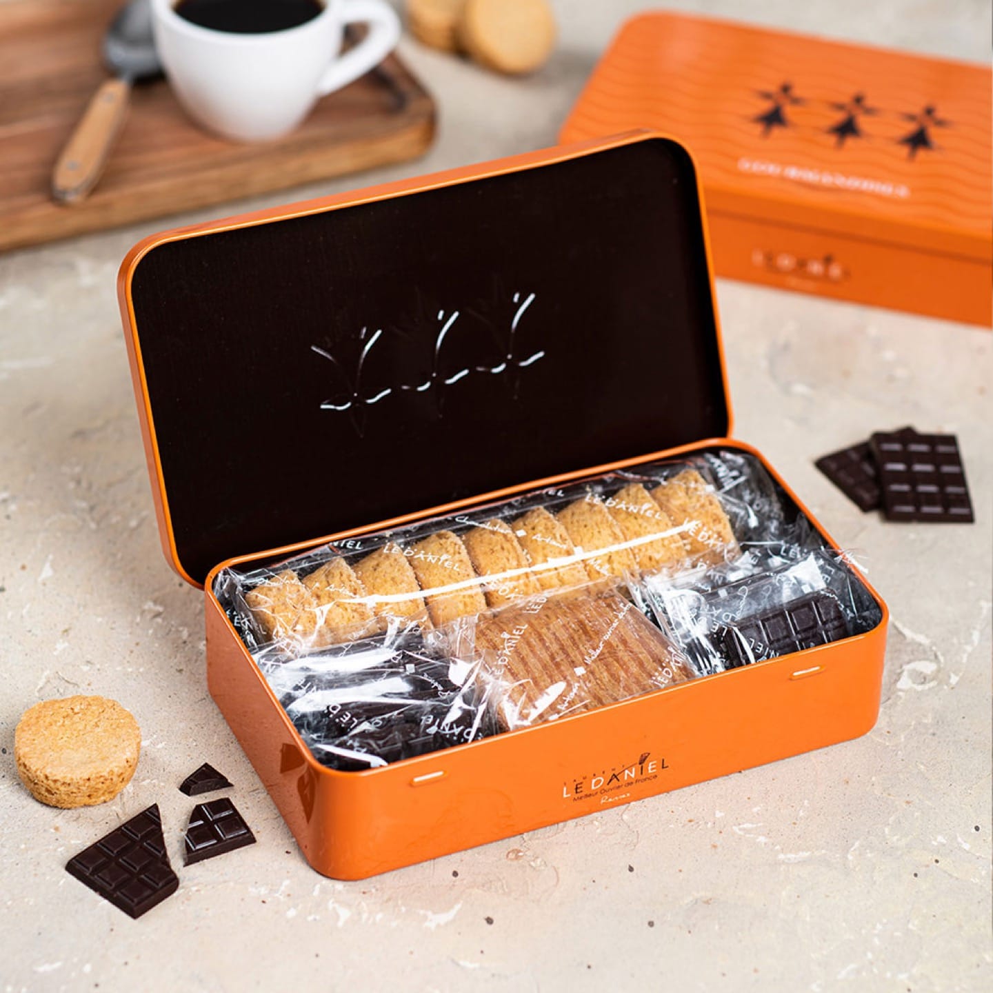 Coffret Cadeau Chocolat Fête des Pères 215g - 4 Gourmandises