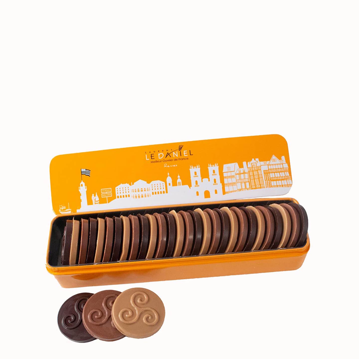 Pastilles Chocolat Noir, Lait, Dolce & Caramel 240g