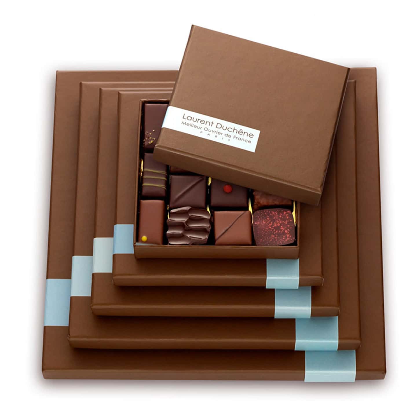 Assortiment Chocolats Noir et Lait 130g - 16 pièces