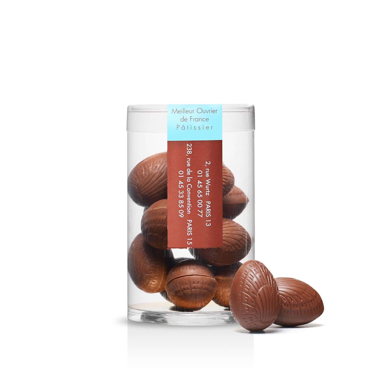 Oeufs Chocolat Lait Praliné 125g Pâques