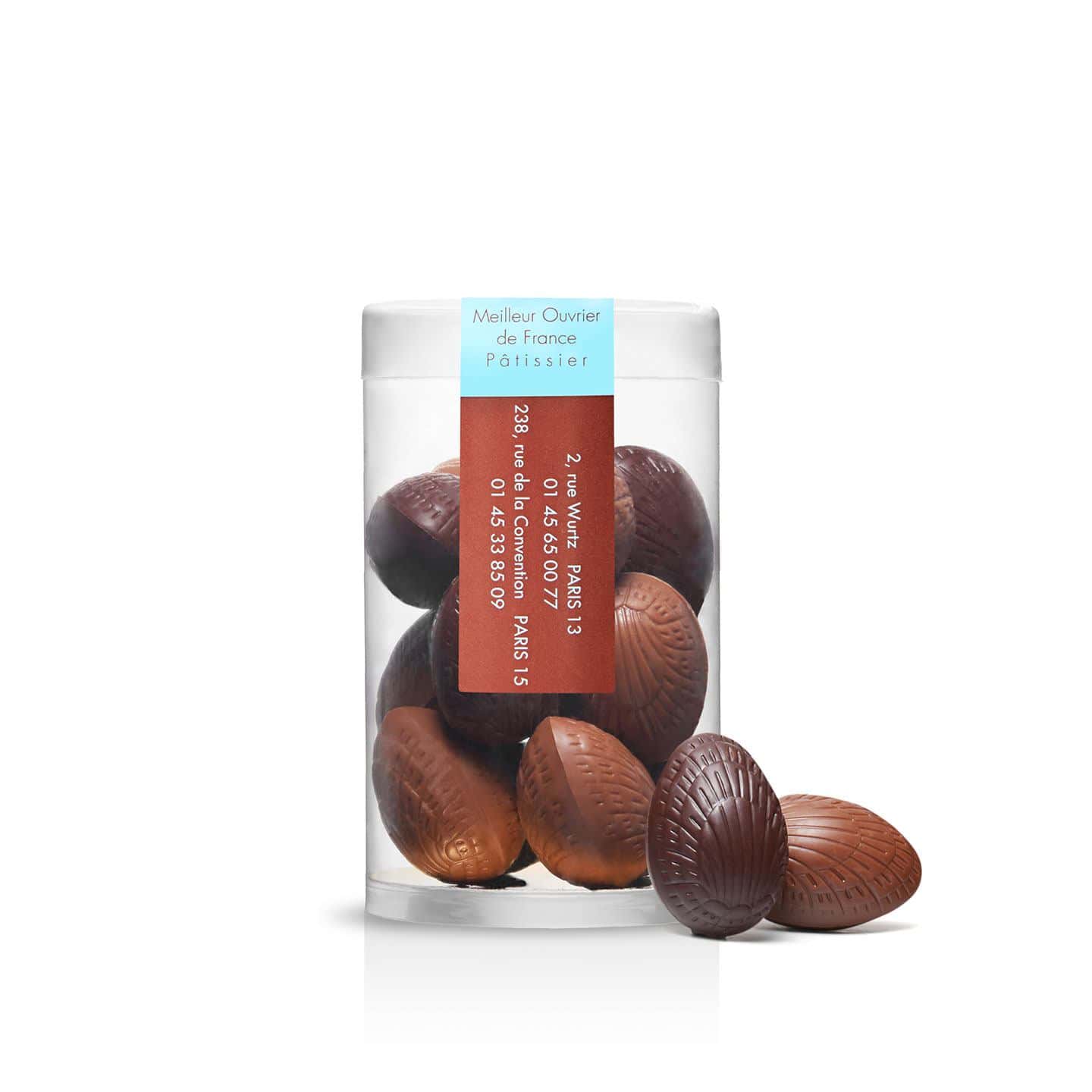 Oeufs Chocolat Noir et Lait Praliné 125g Pâques