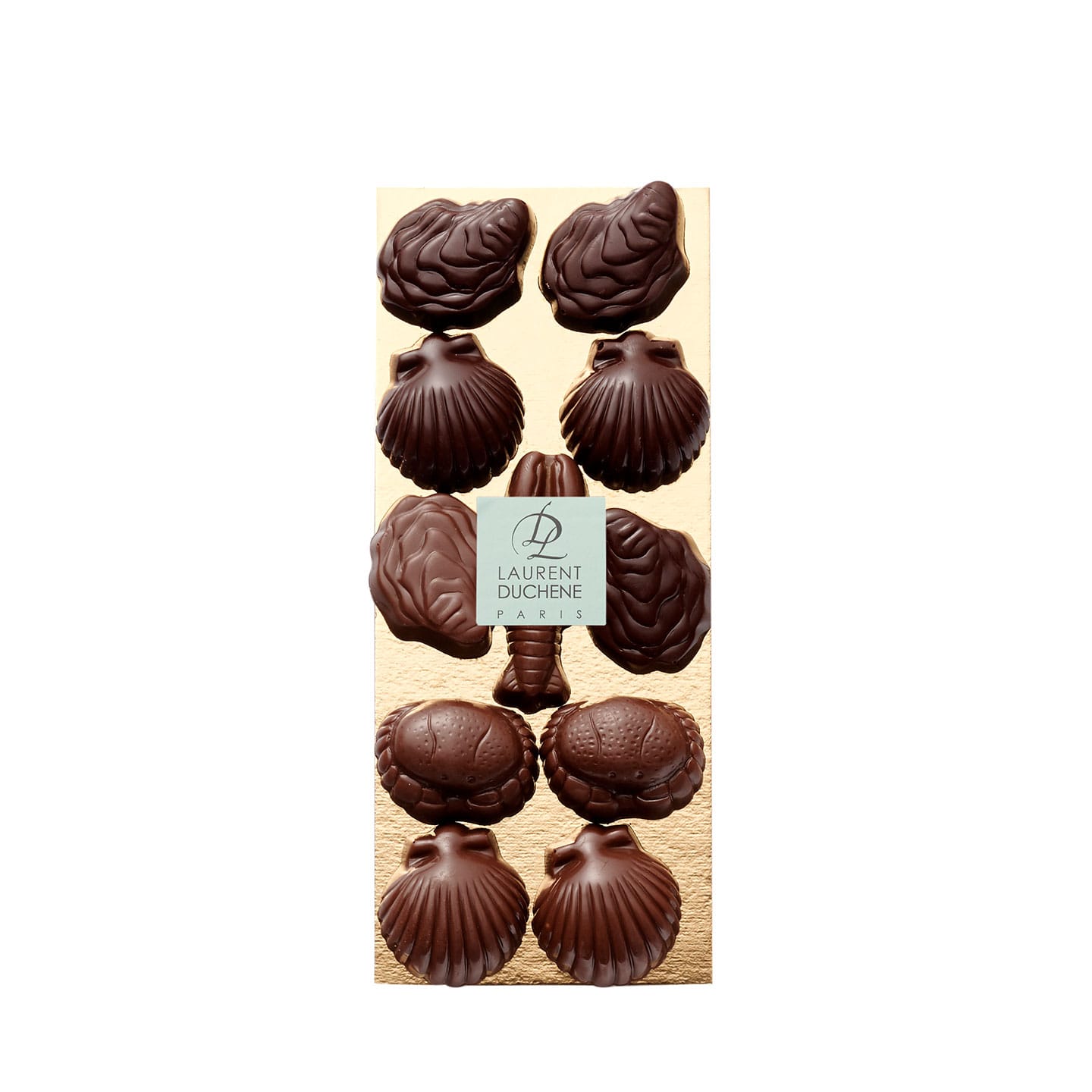 Fruits de Mer Praliné Pistache Noir et Lait Pâques 105g