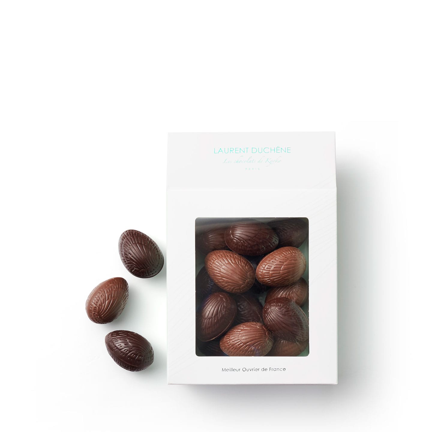 Oeufs Chocolat Praliné Grain Noir et Lait Pâques 110g