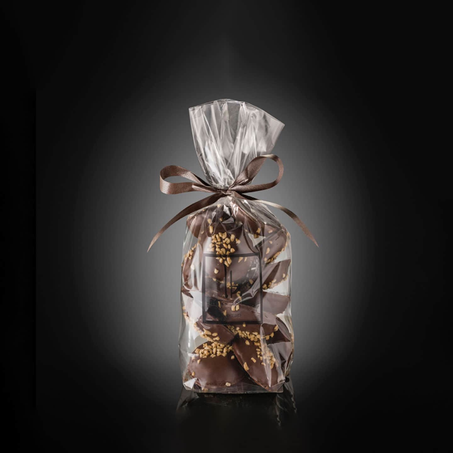 Coques Macarons enrobées Chocolat Noir 100g Croq Mac