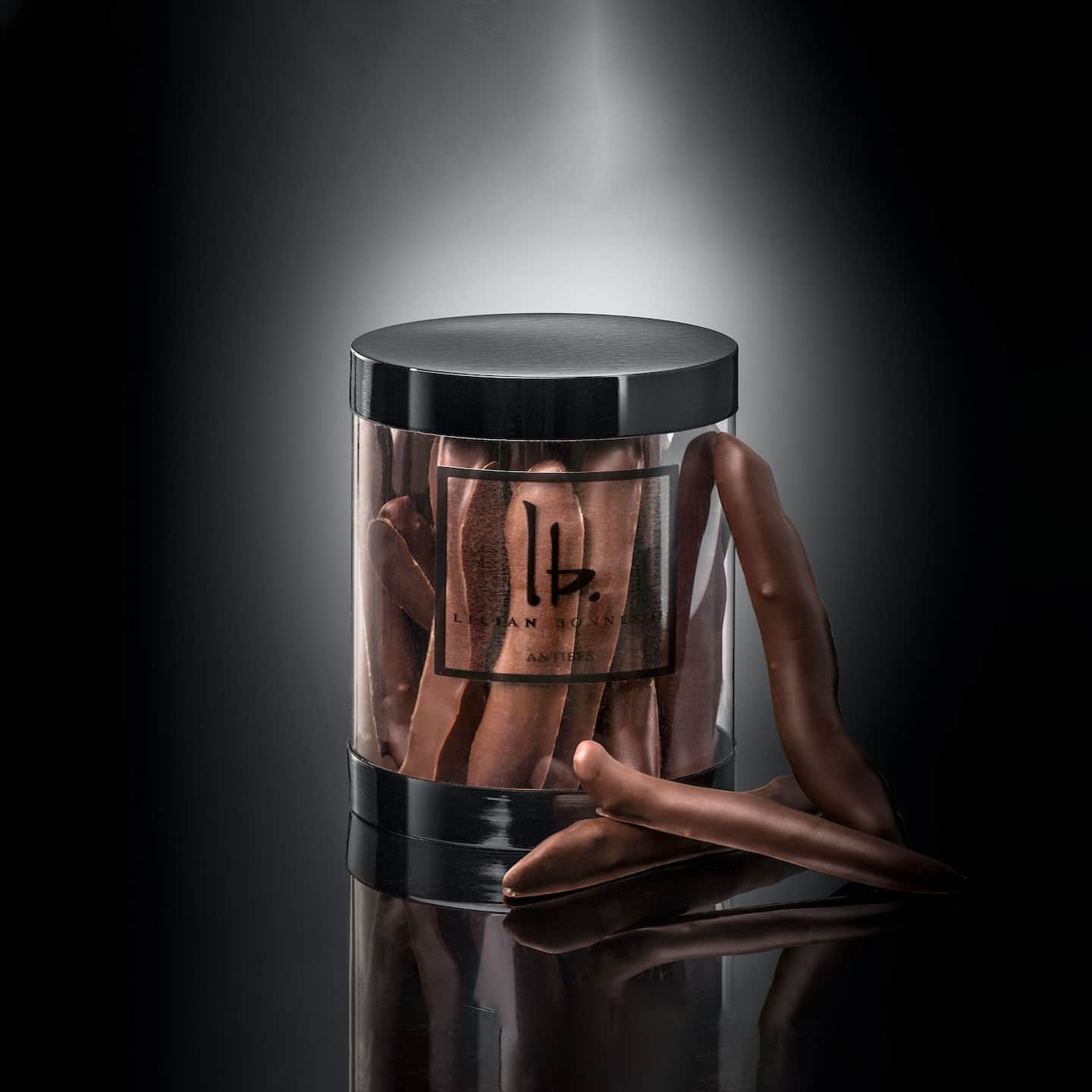 Orangettes Confites enrobées Chocolat Noir 130g