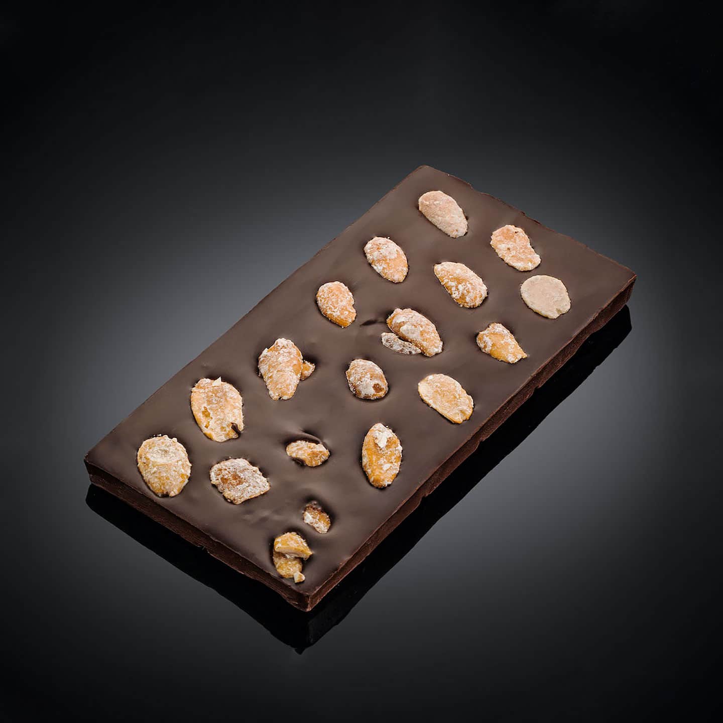 Tablette Chocolat Noir Amandes 62% 120g