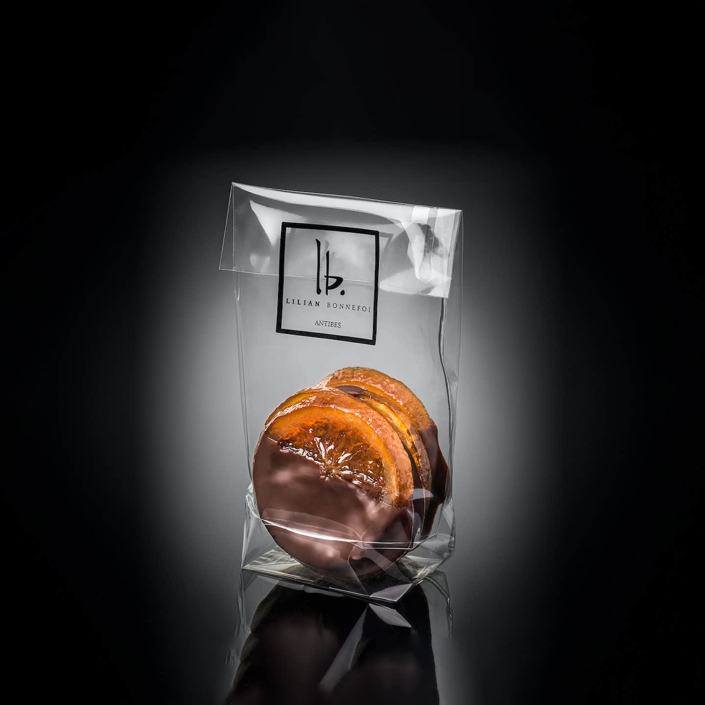 Rondelles Orange Confite enrobées Chocolat Noir 100g